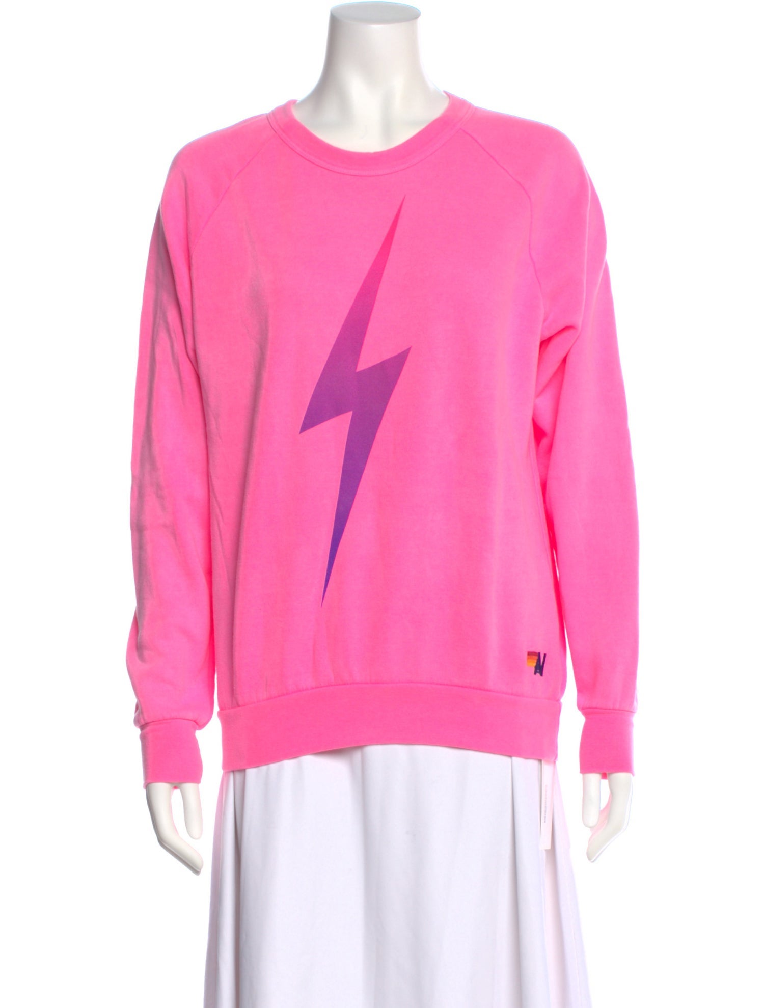 Aviator Nation Graphic Print Crew Neck Sweatshirt