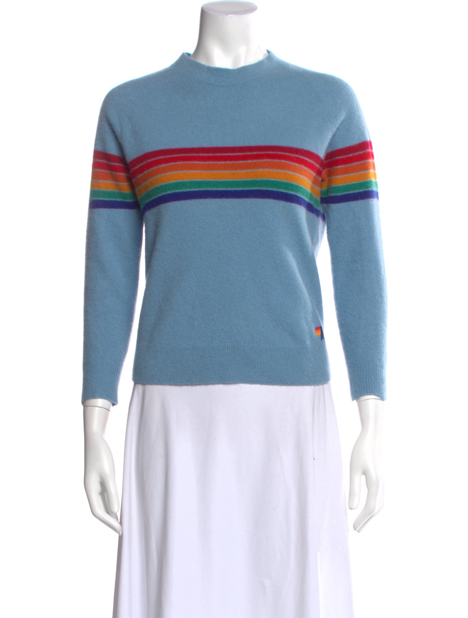 Aviator Nation Cashmere Striped Sweater