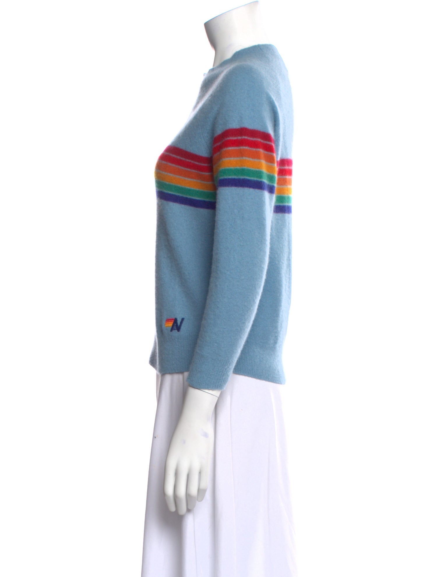 Aviator Nation Cashmere Striped Sweater