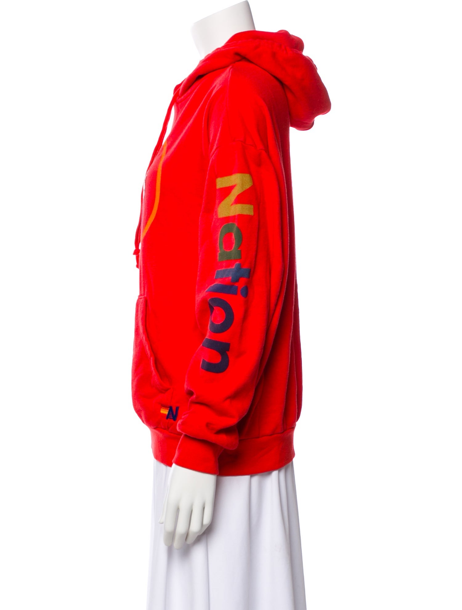 Aviator Nation Graphic Print Crew Neck Hoodie