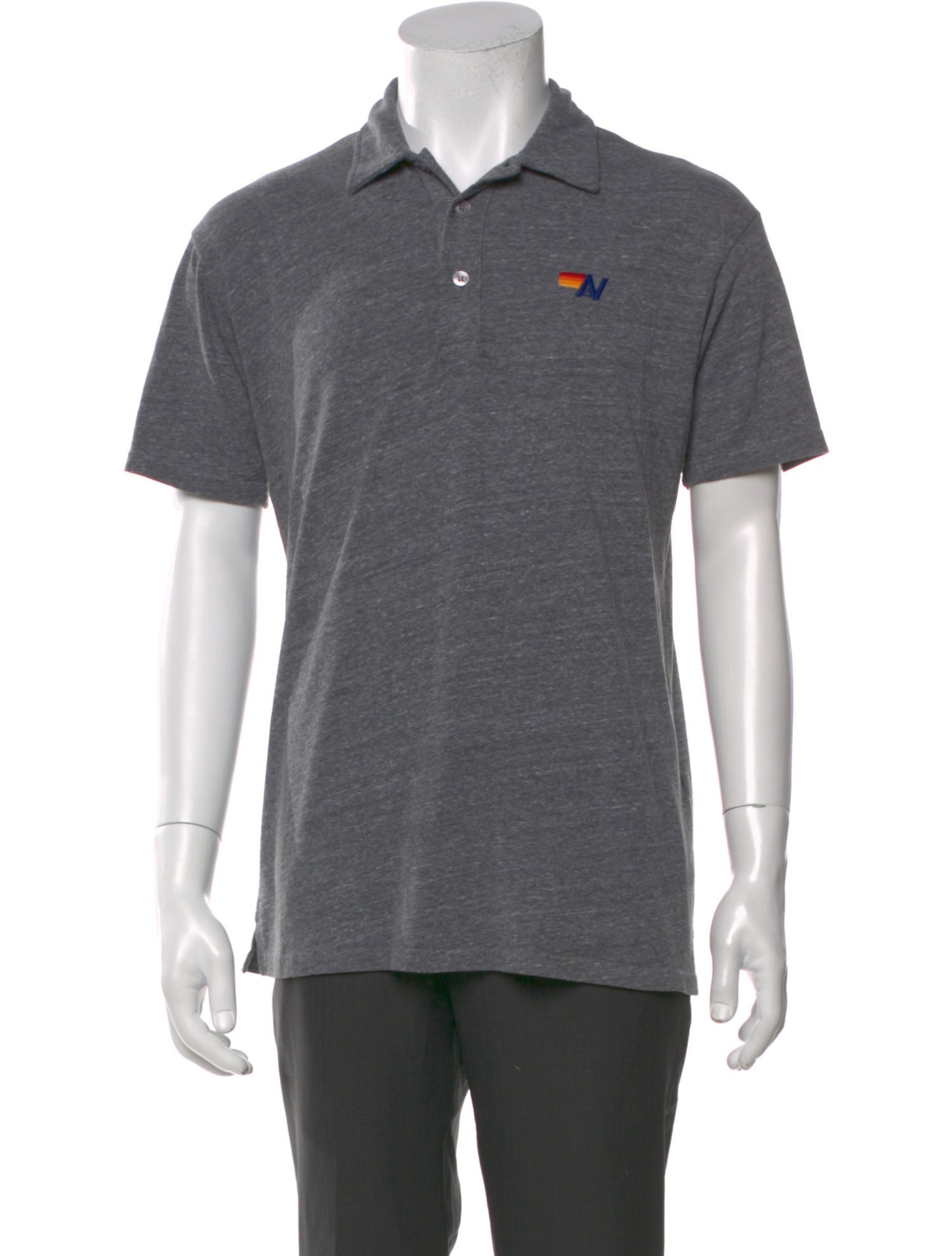 Aviator Nation Crew Neck Short Sleeve Polo Shirt