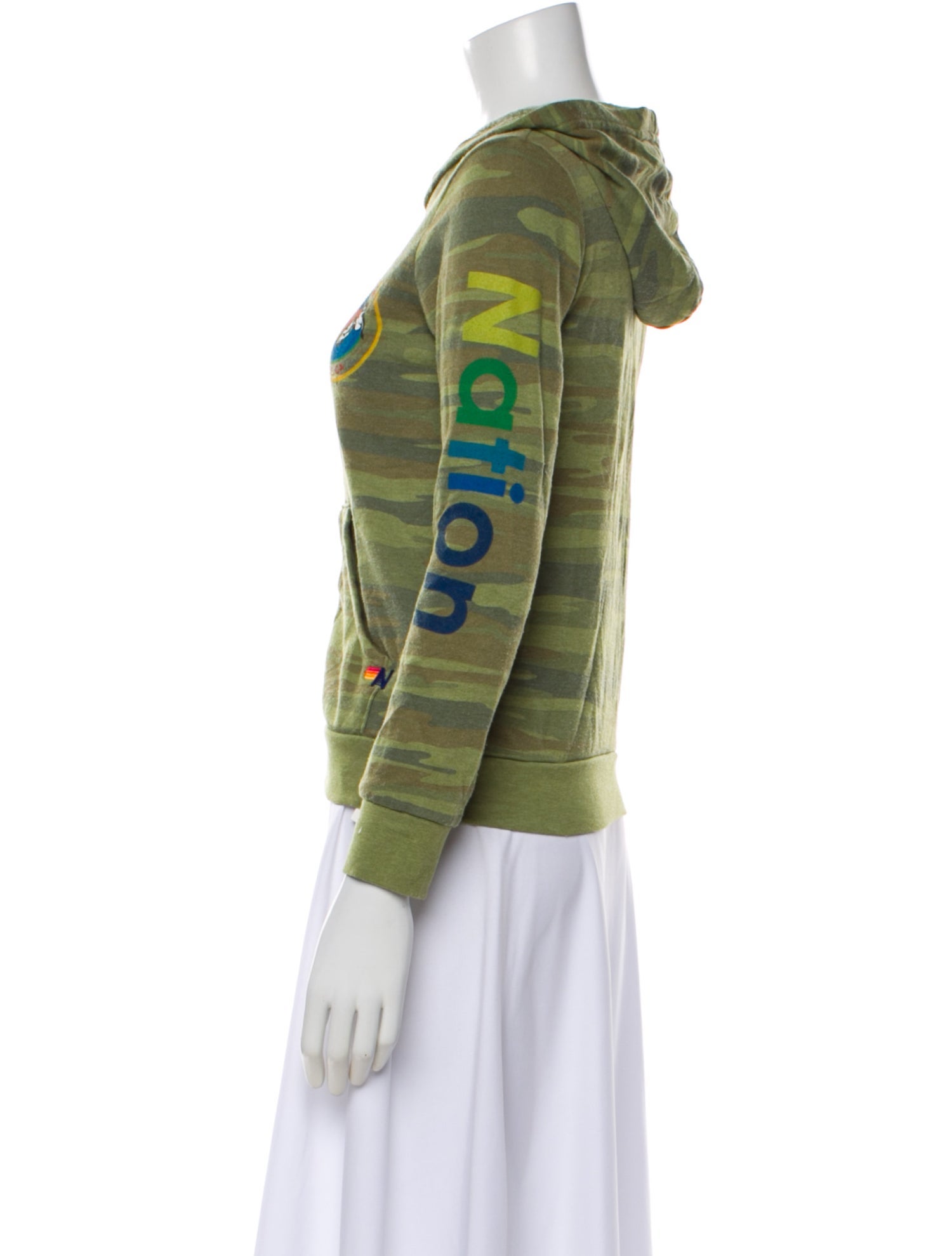 Aviator Nation Camouflage Print Evening Jacket