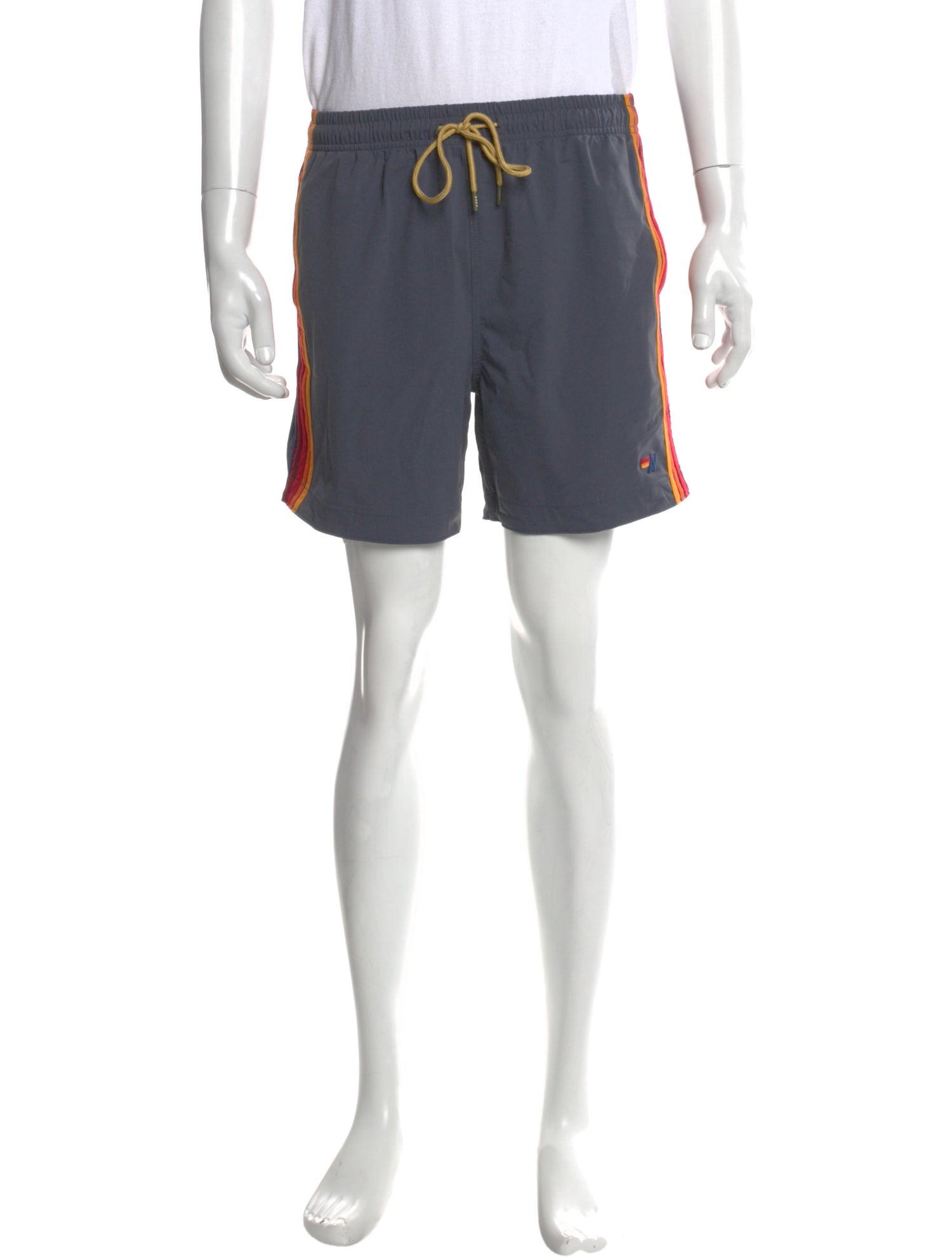 Aviator Nation Striped Jogger Shorts