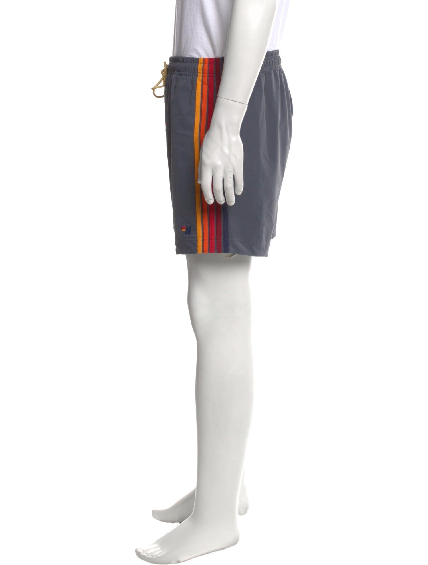 Aviator Nation Striped Jogger Shorts