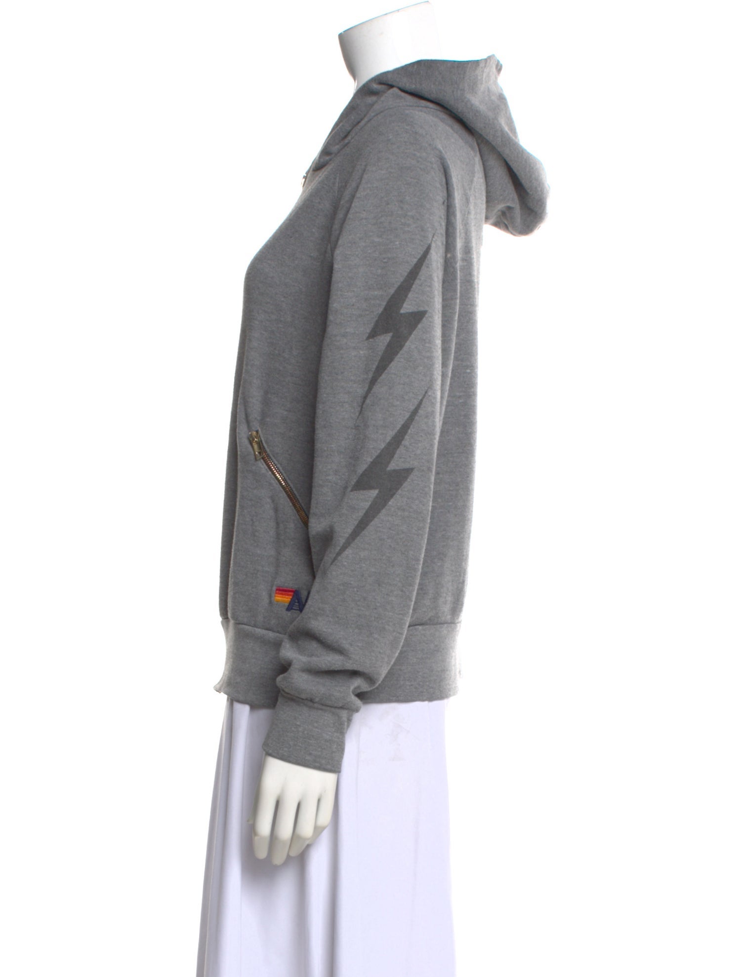 Aviator Nation Open Front Long Sleeve Hoodie