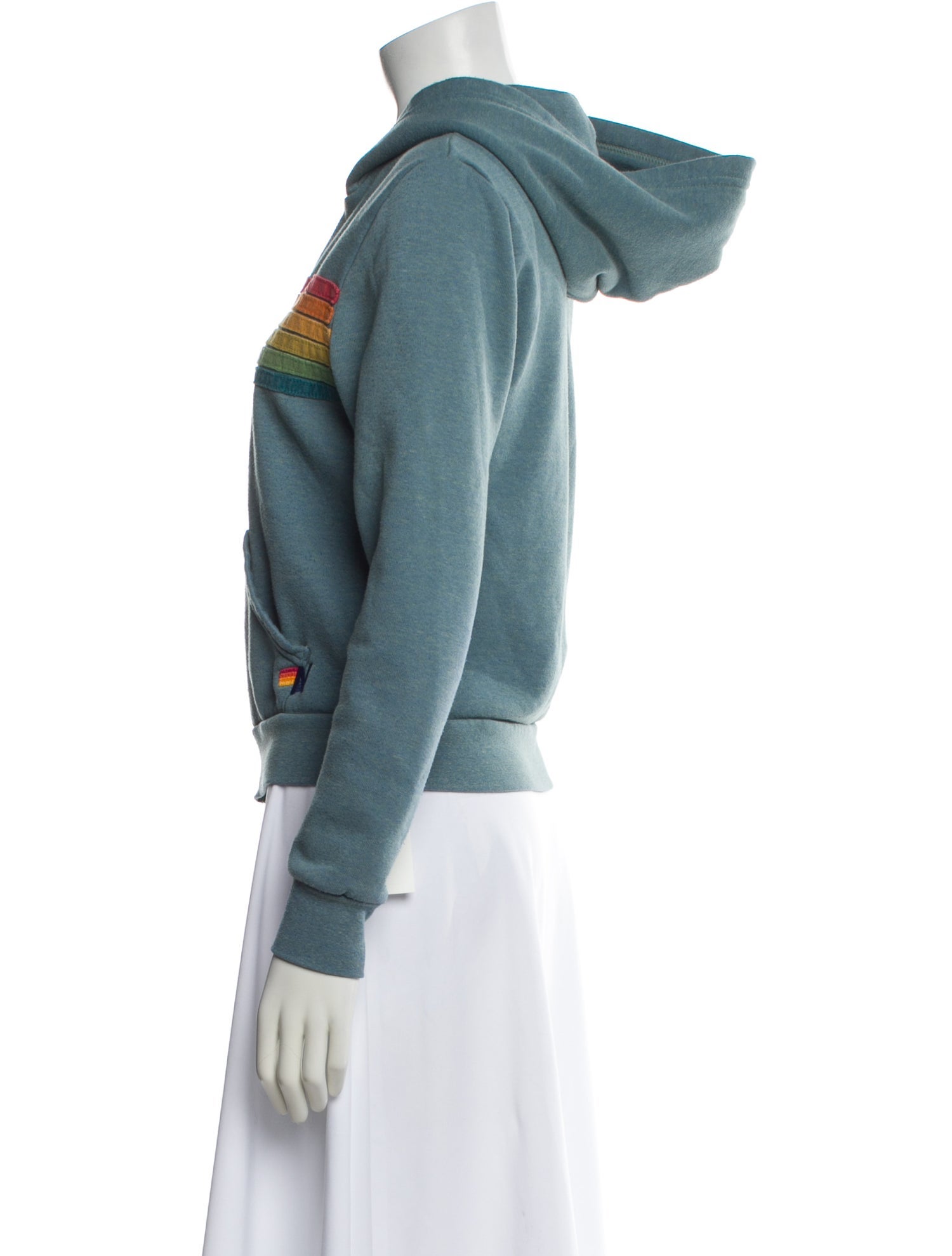 Aviator Nation Striped Biker Jacket