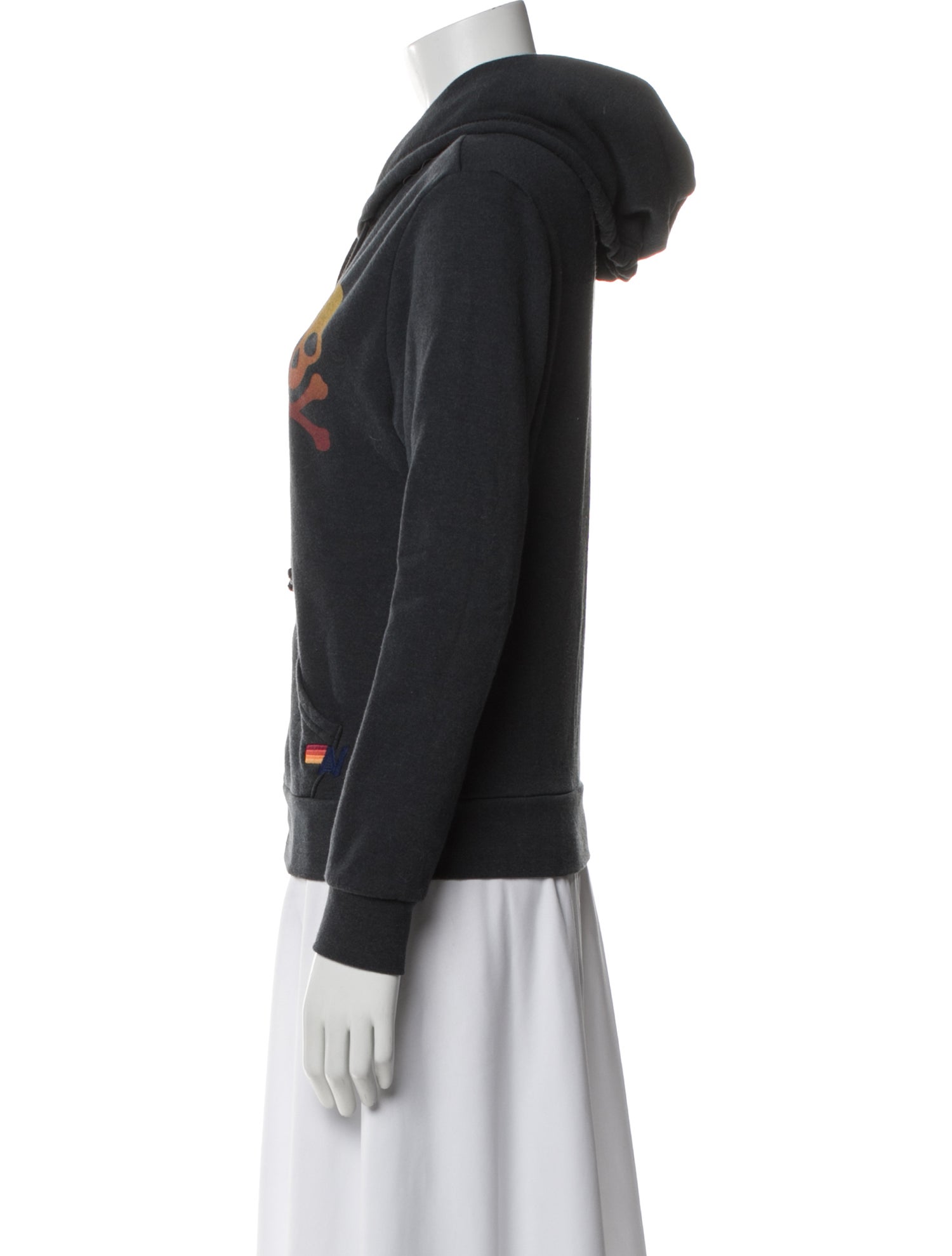 Aviator Nation Graphic Print Long Sleeve Hoodie