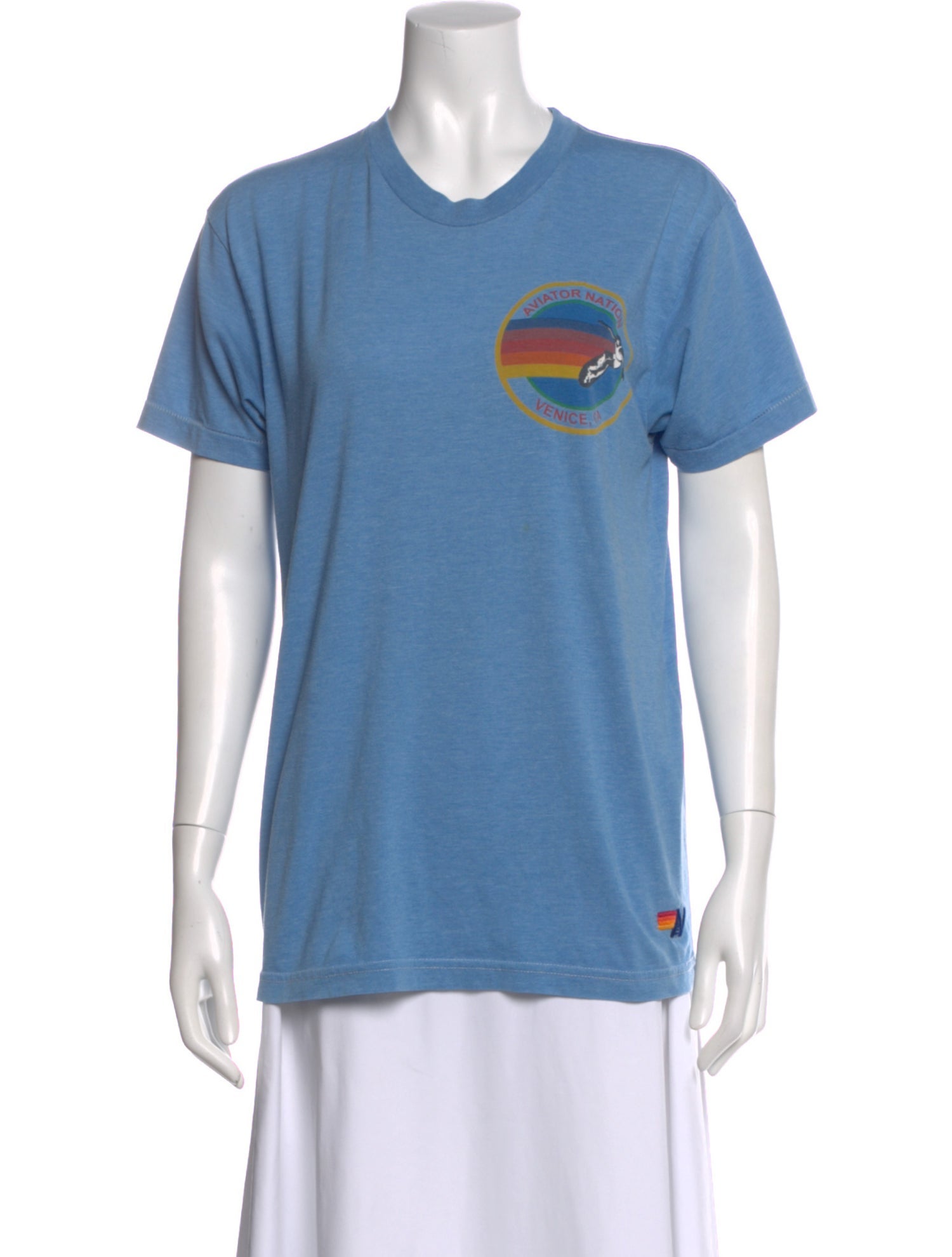 Aviator Nation Graphic Print Crew Neck T-Shirt