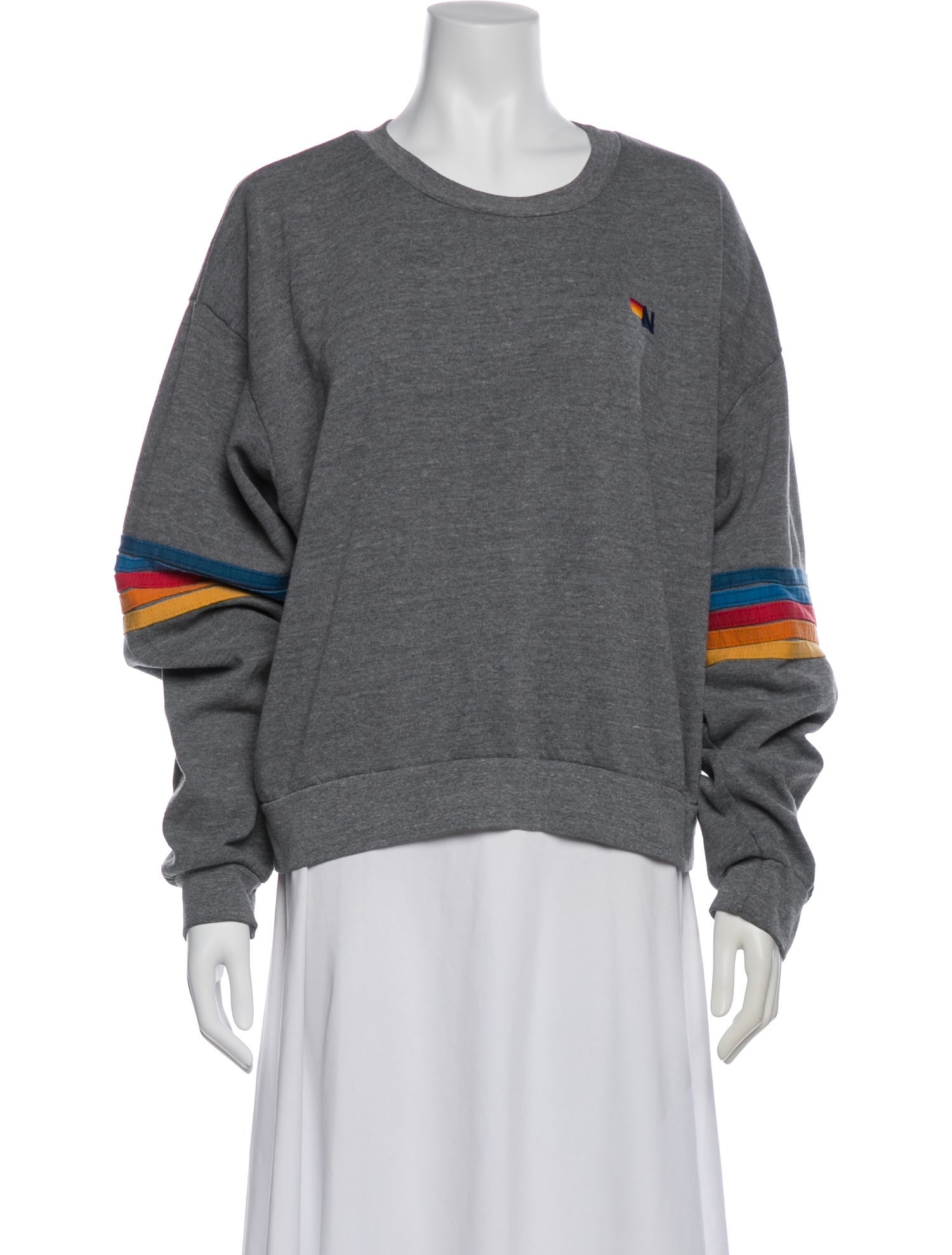 Aviator Nation Crew Neck Long Sleeve Sweatshirt