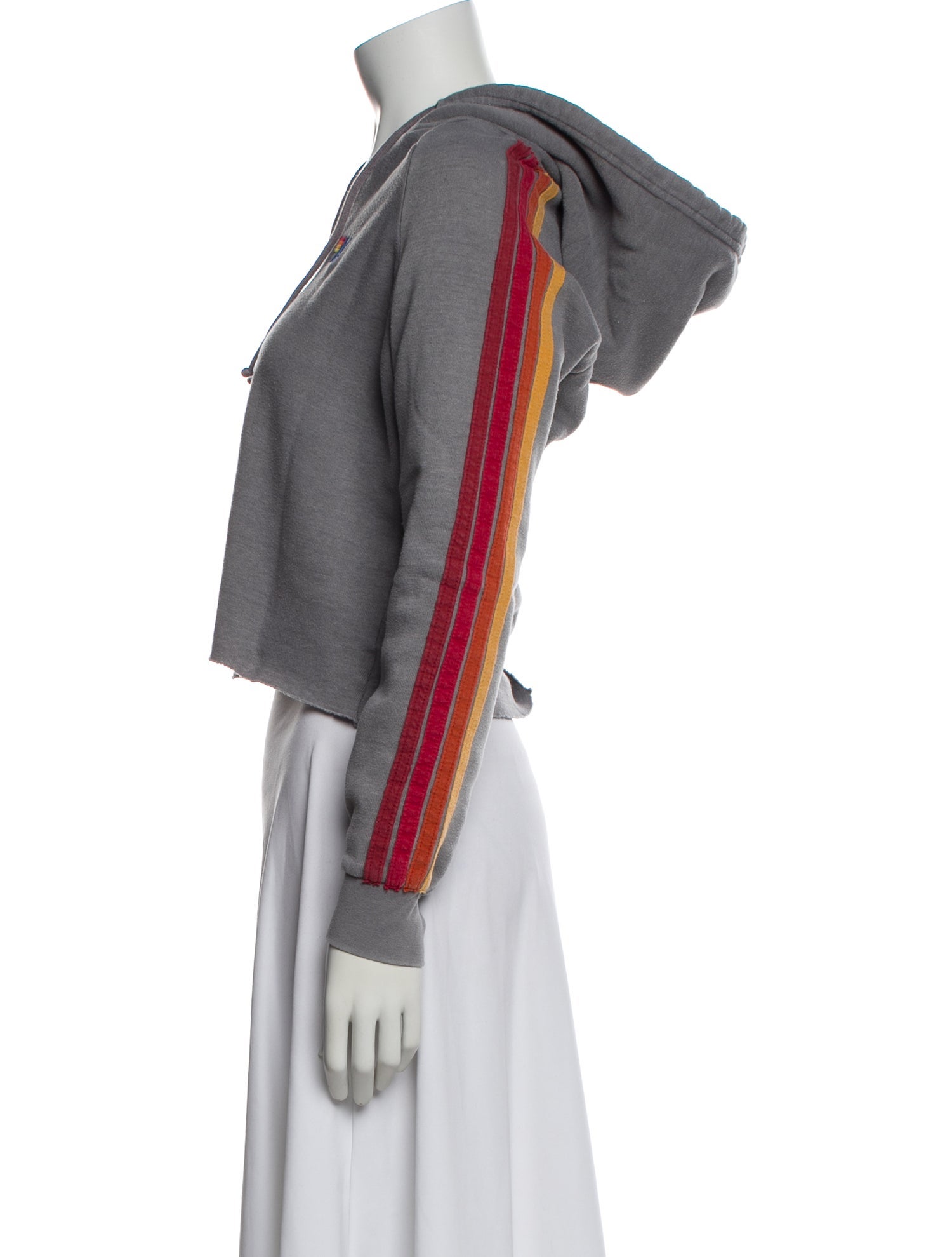 Aviator Nation V-Neck Long Sleeve Hoodie