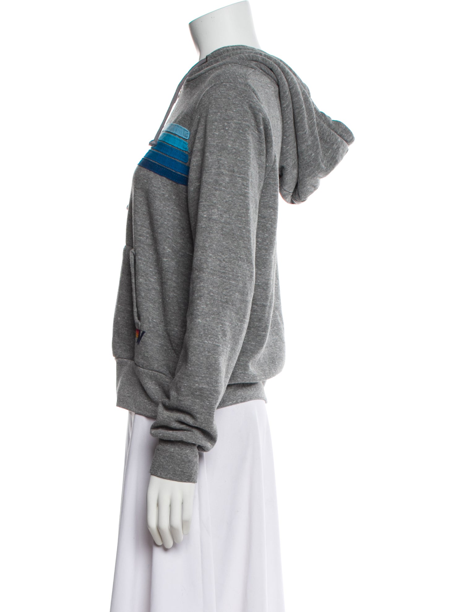 Aviator Nation Striped Crew Neck Sweater