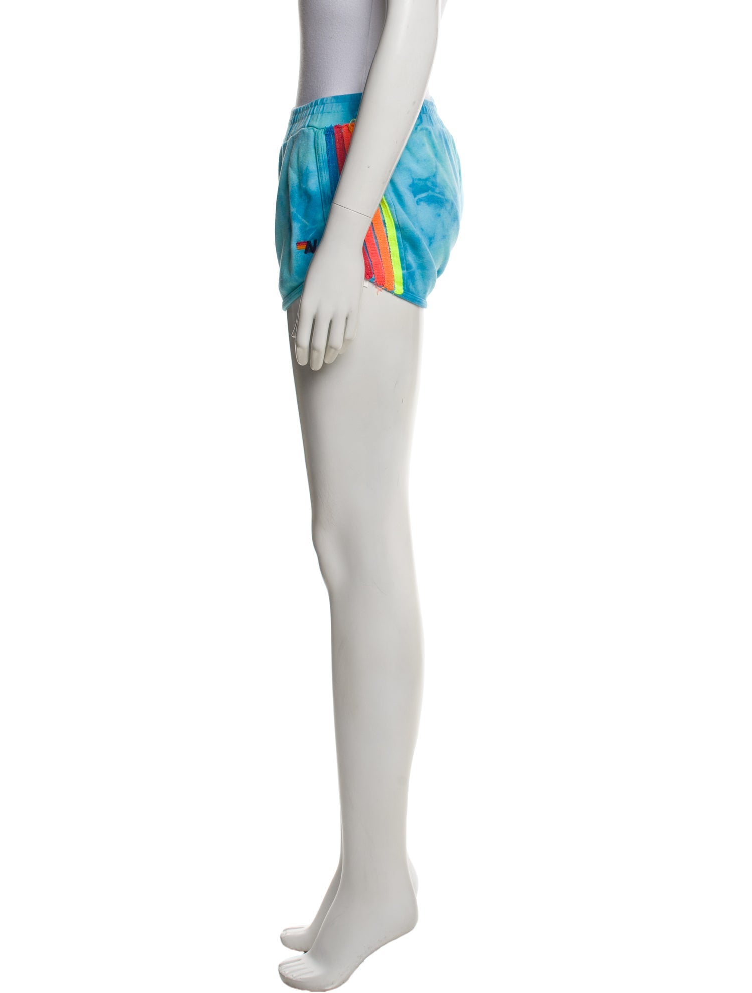 Aviator Nation Tie-Dye Print Mini Shorts