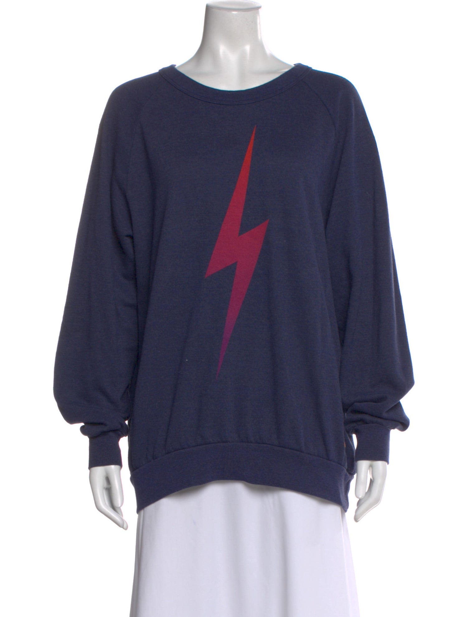 Aviator Nation Graphic Print Crew Neck Sweatshirt