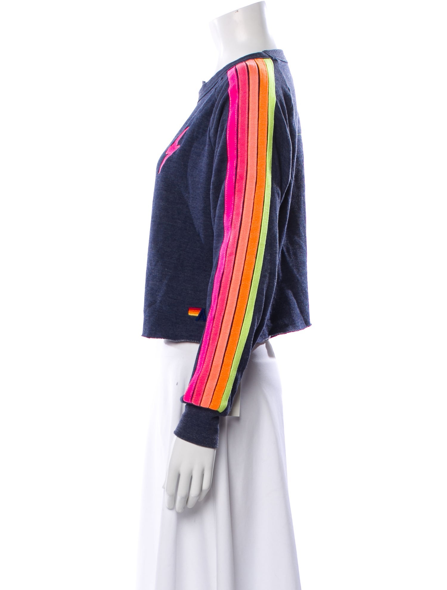 Aviator Nation Crew Neck Long Sleeve Sweatshirt