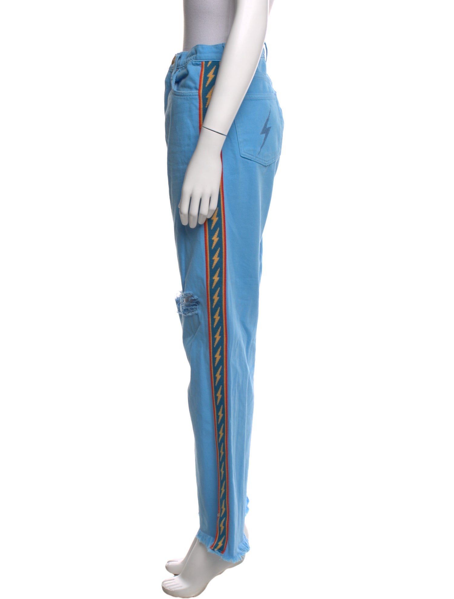 Aviator Nation High-Rise Wide Leg Jeans