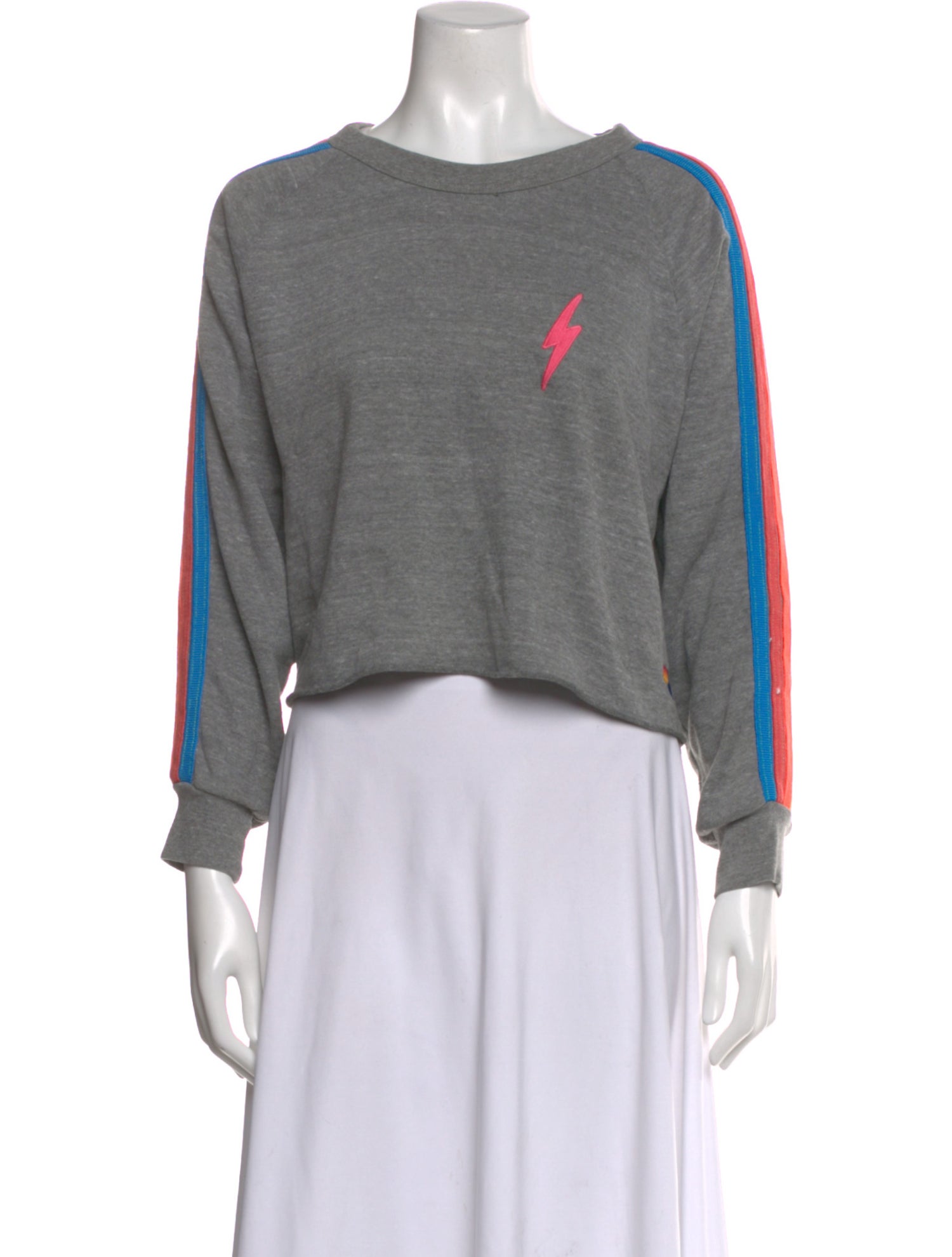 Aviator Nation Graphic Print Crew Neck Sweatshirt