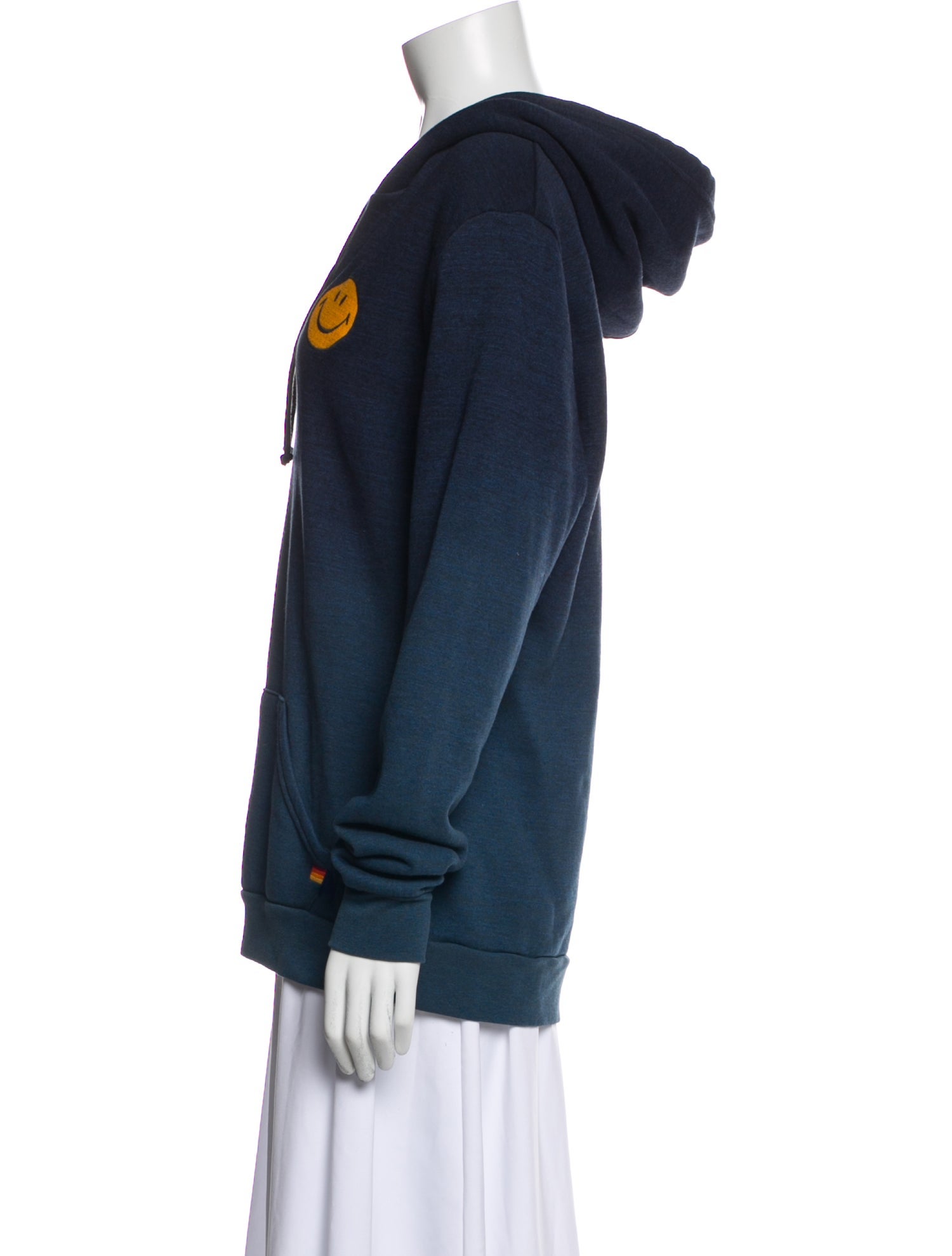 Aviator Nation Graphic Print V-Neck Hoodie