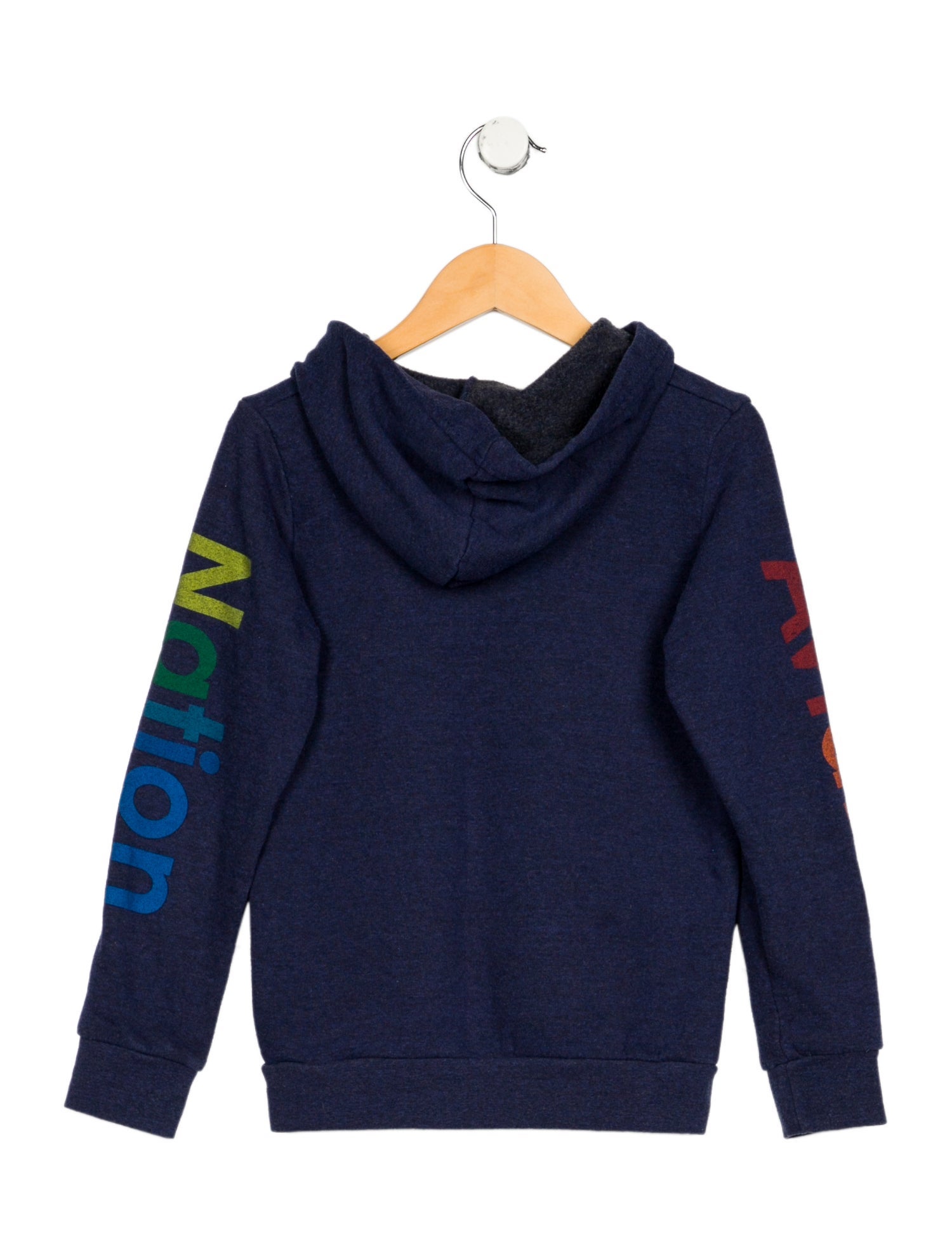 Aviator Nation Boys Embroidered Branded Print Hoodie