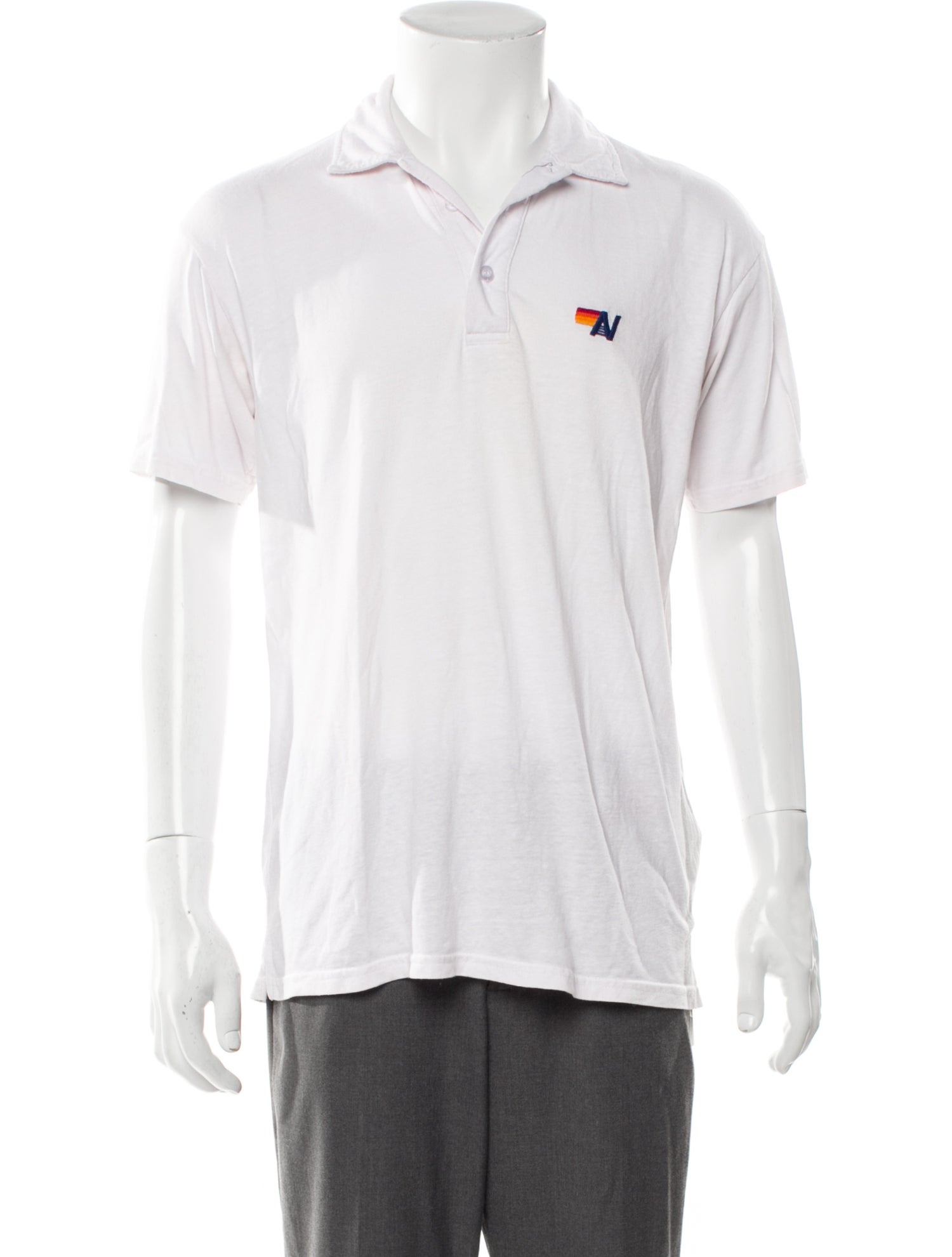 Aviator Nation Collar Short Sleeve Polo Shirt
