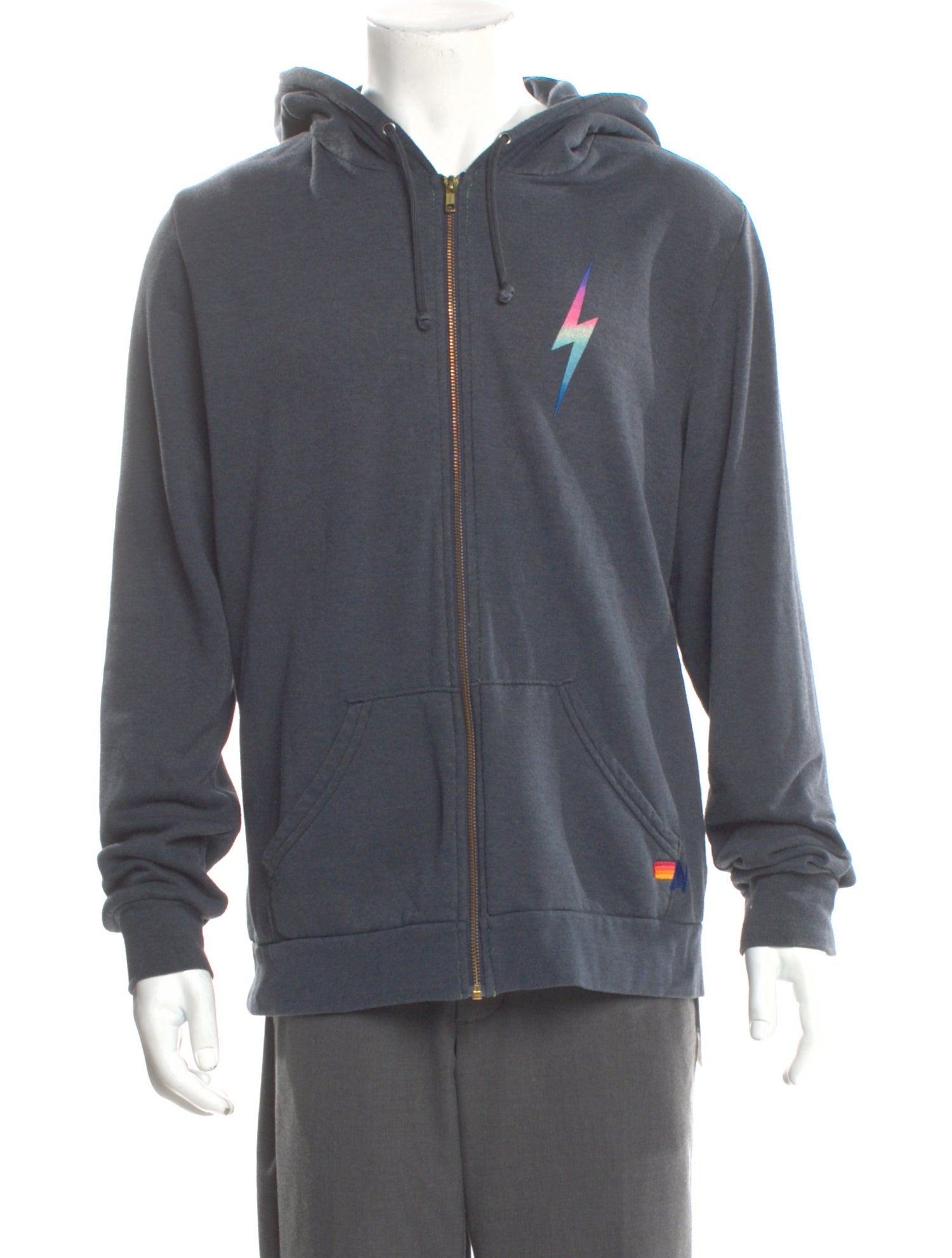 Aviator Nation Graphic Print Crew Neck Hoodie
