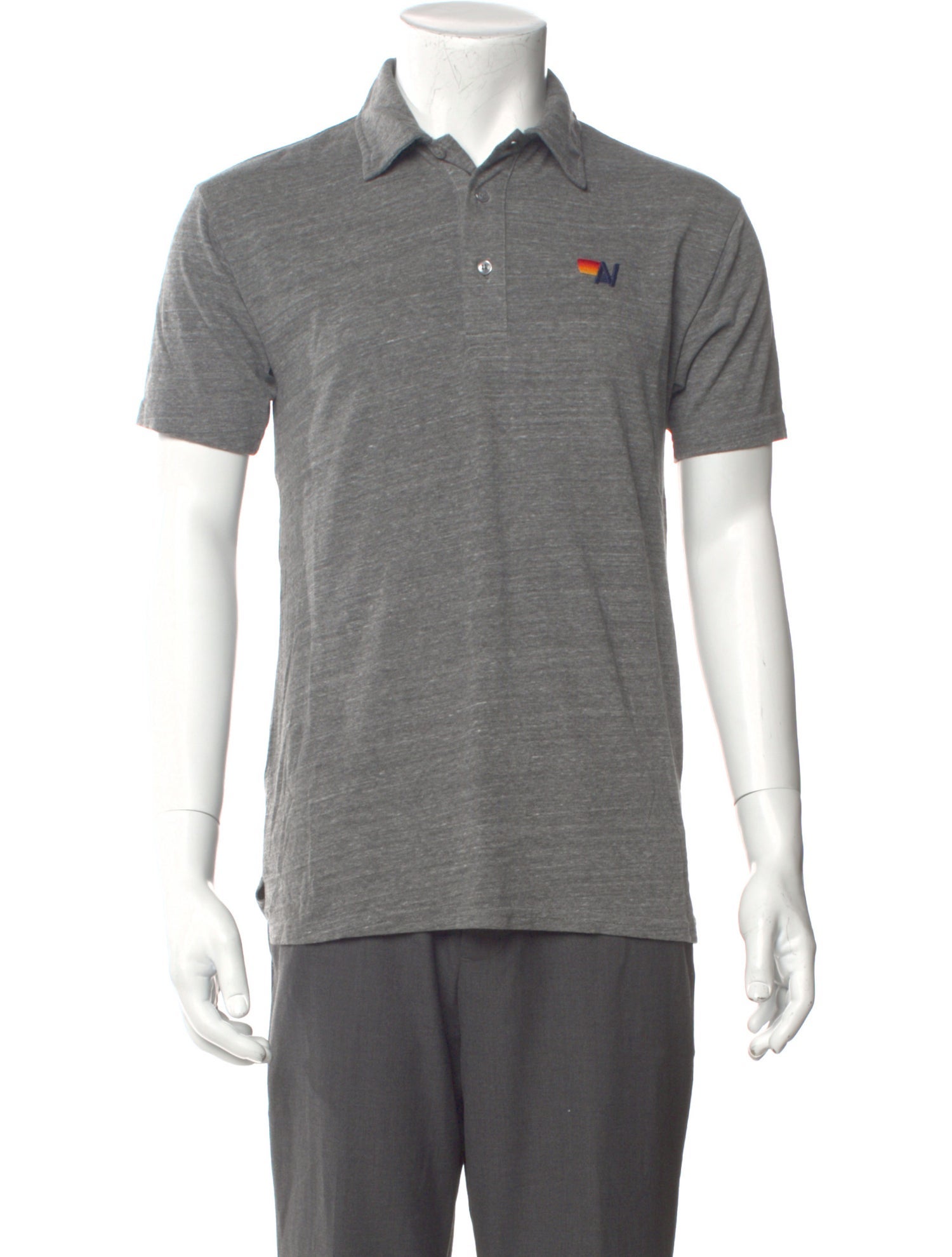 Aviator Nation Collar Short Sleeve Polo Shirt