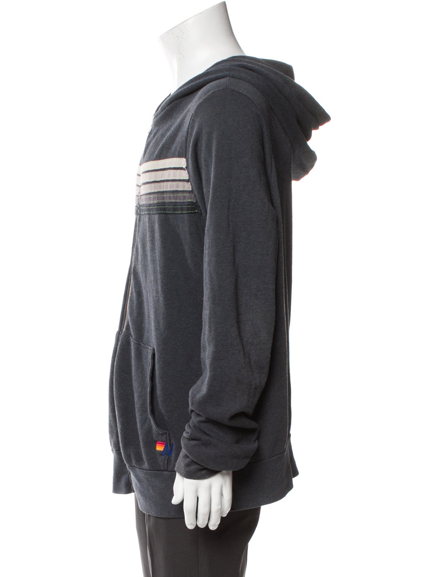 Aviator Nation Striped Bomber Jacket