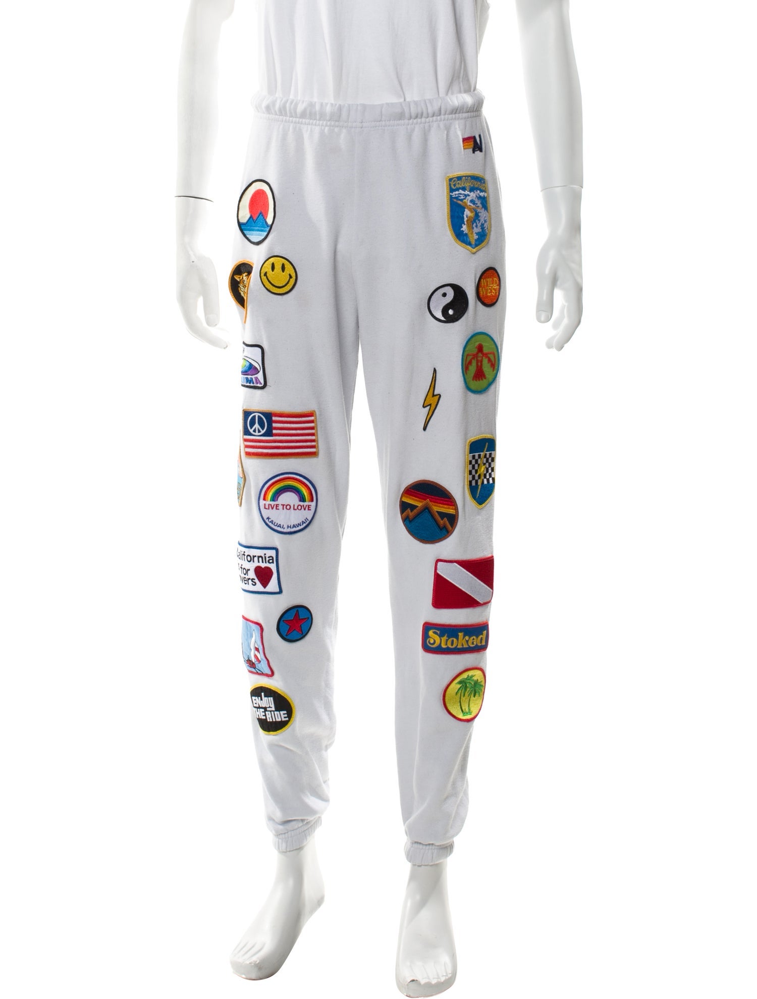 Aviator Nation Graphic Print Lounge Bottoms