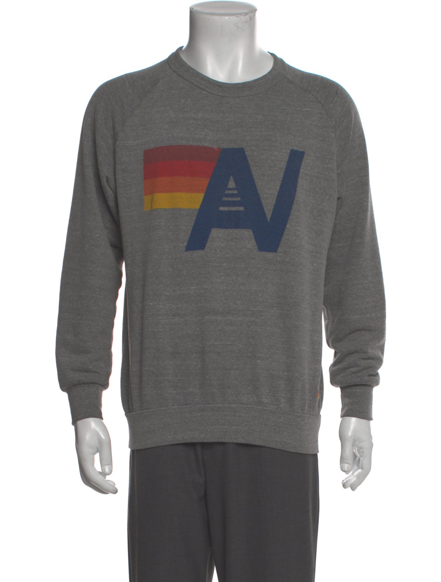 Aviator Nation Graphic Print Crew Neck Sweatshirt