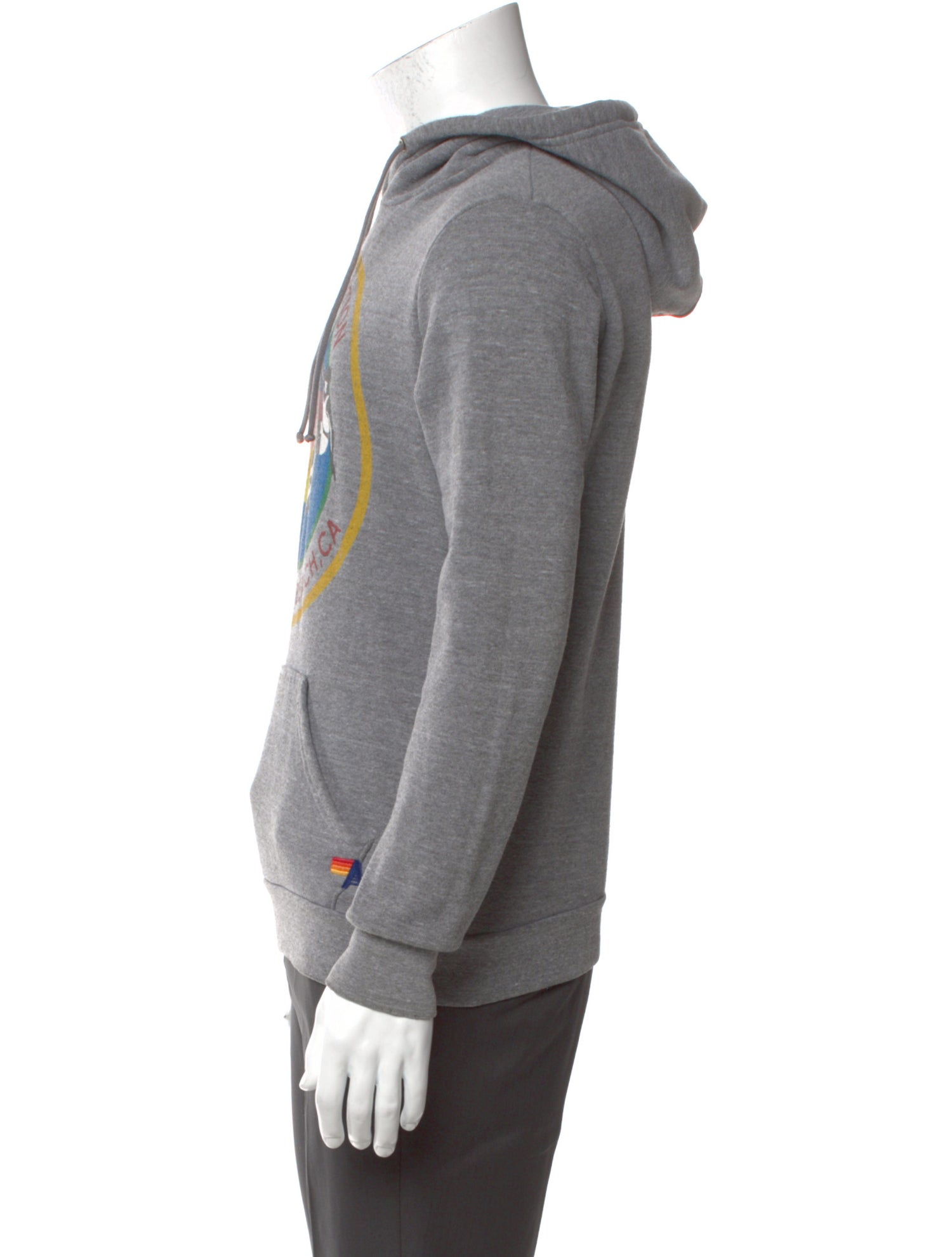 Aviator Nation Graphic Print Mock Neck Hoodie