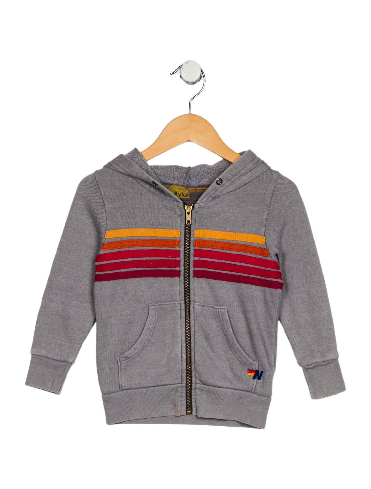 Aviator Nation Girls' Zip-Up Hoodie