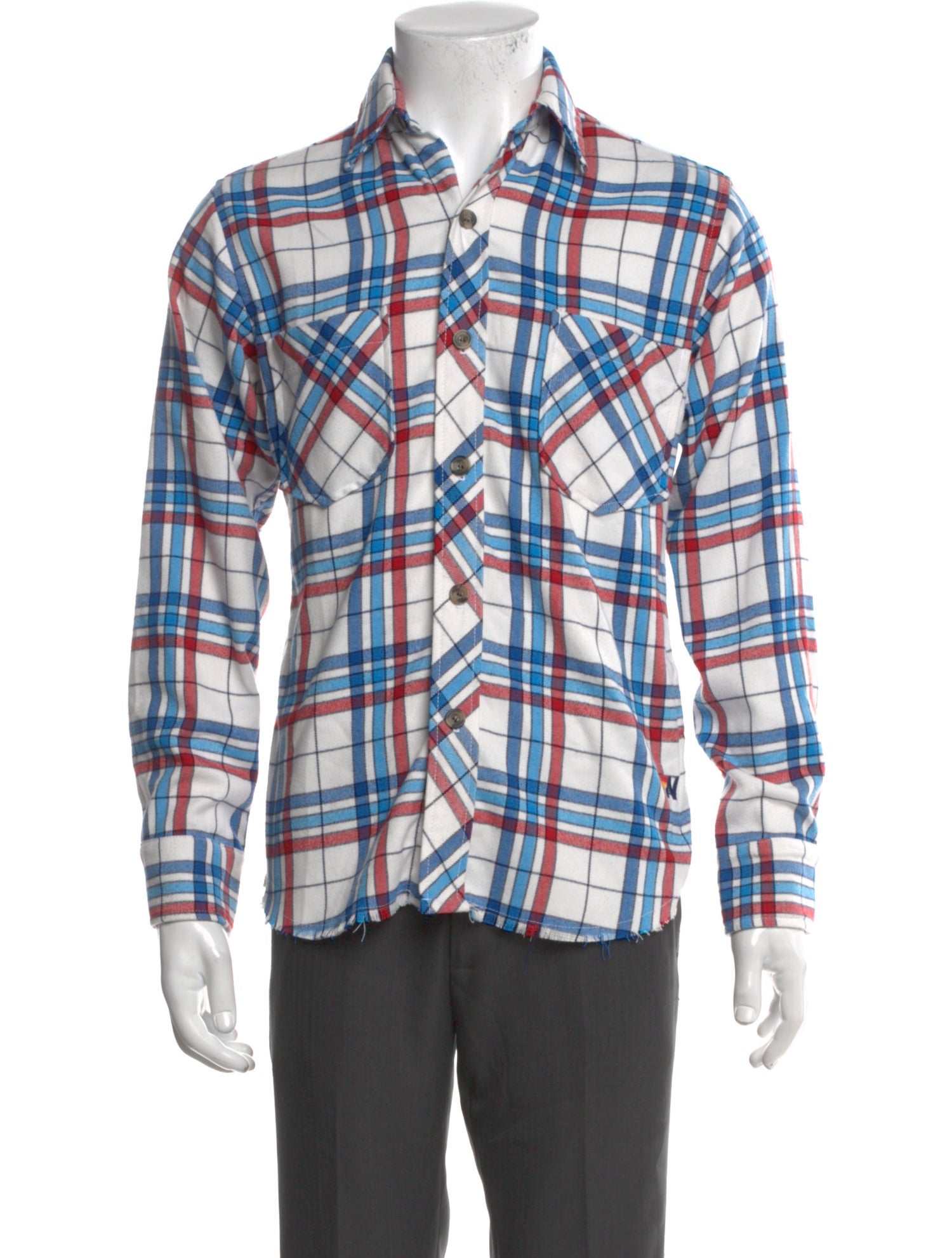 Aviator Nation Plaid Print Long Sleeve Shirt