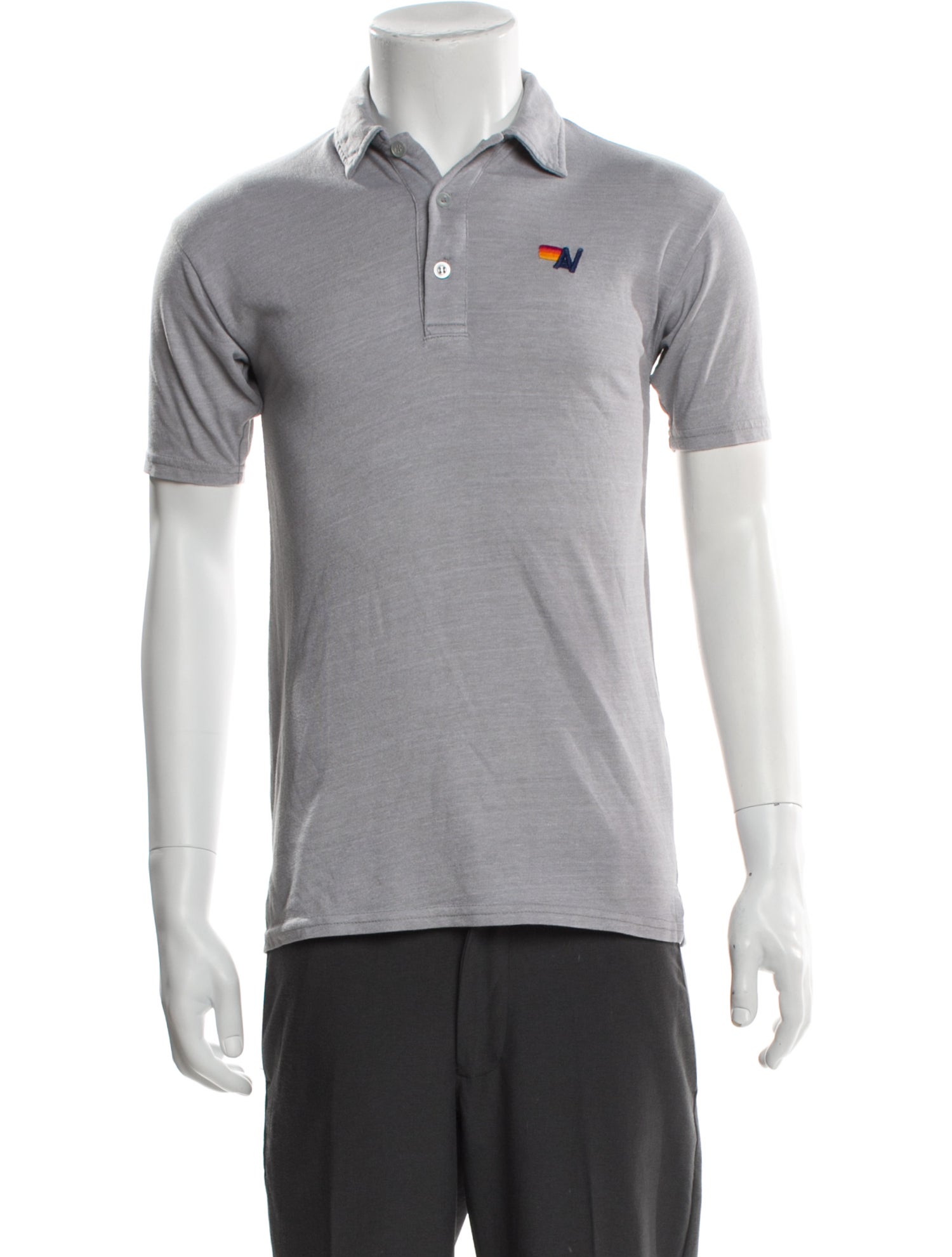 Aviator Nation Collar Short Sleeve Polo Shirt