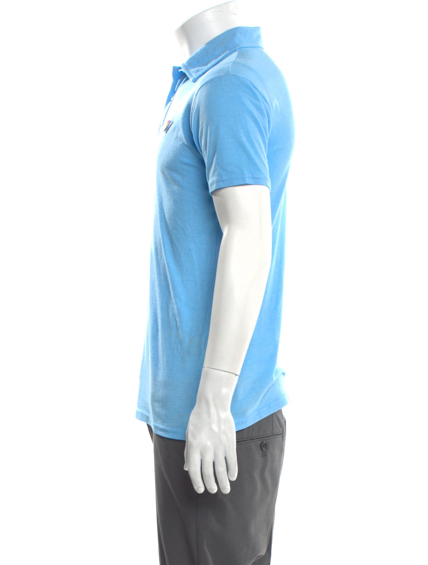 Aviator Nation Graphic Print Crew Neck Polo Shirt