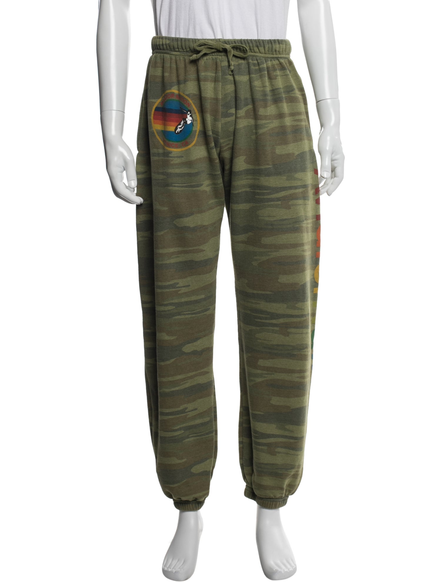 Aviator Nation Camouflage Print Lounge Bottoms