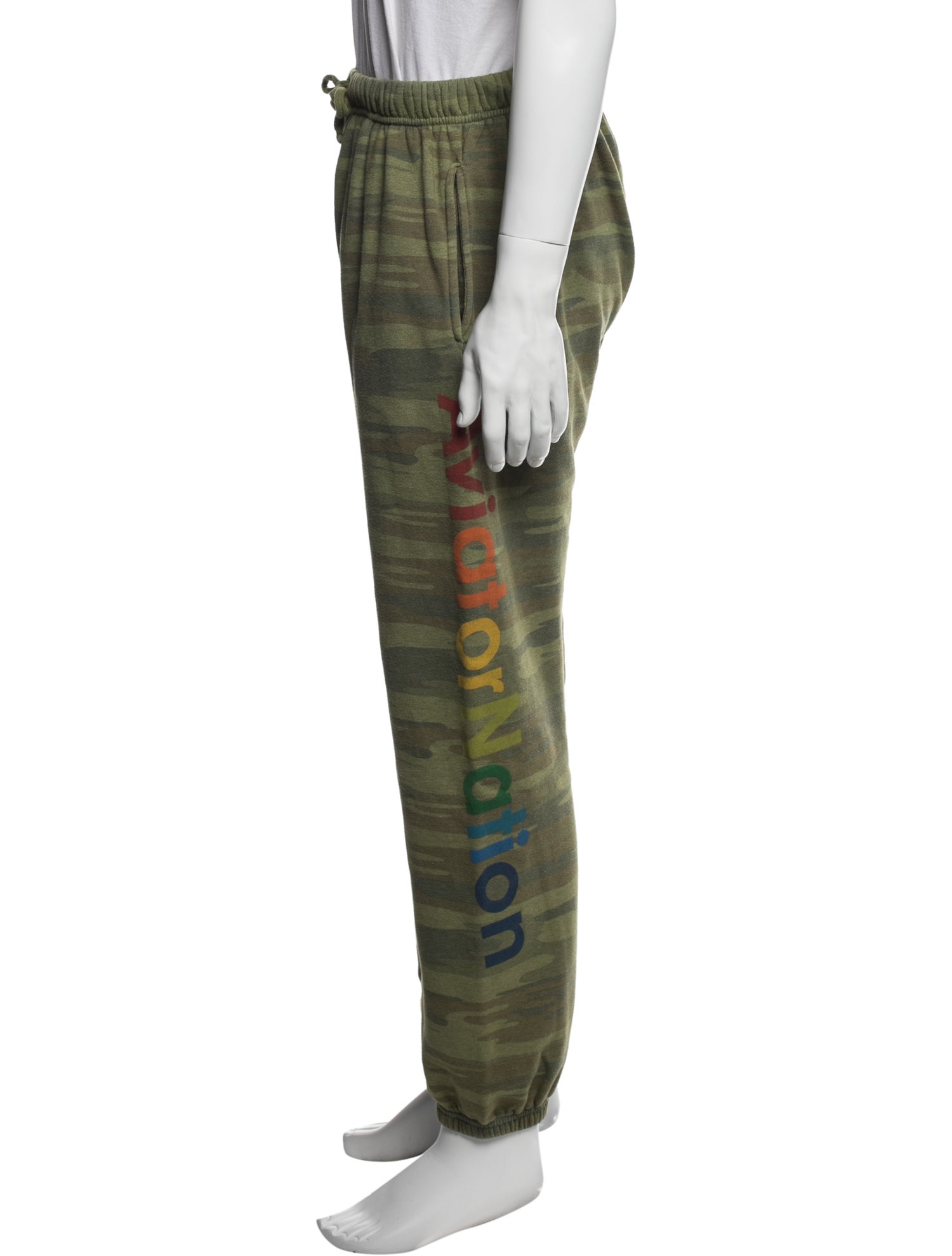 Aviator Nation Camouflage Print Lounge Bottoms
