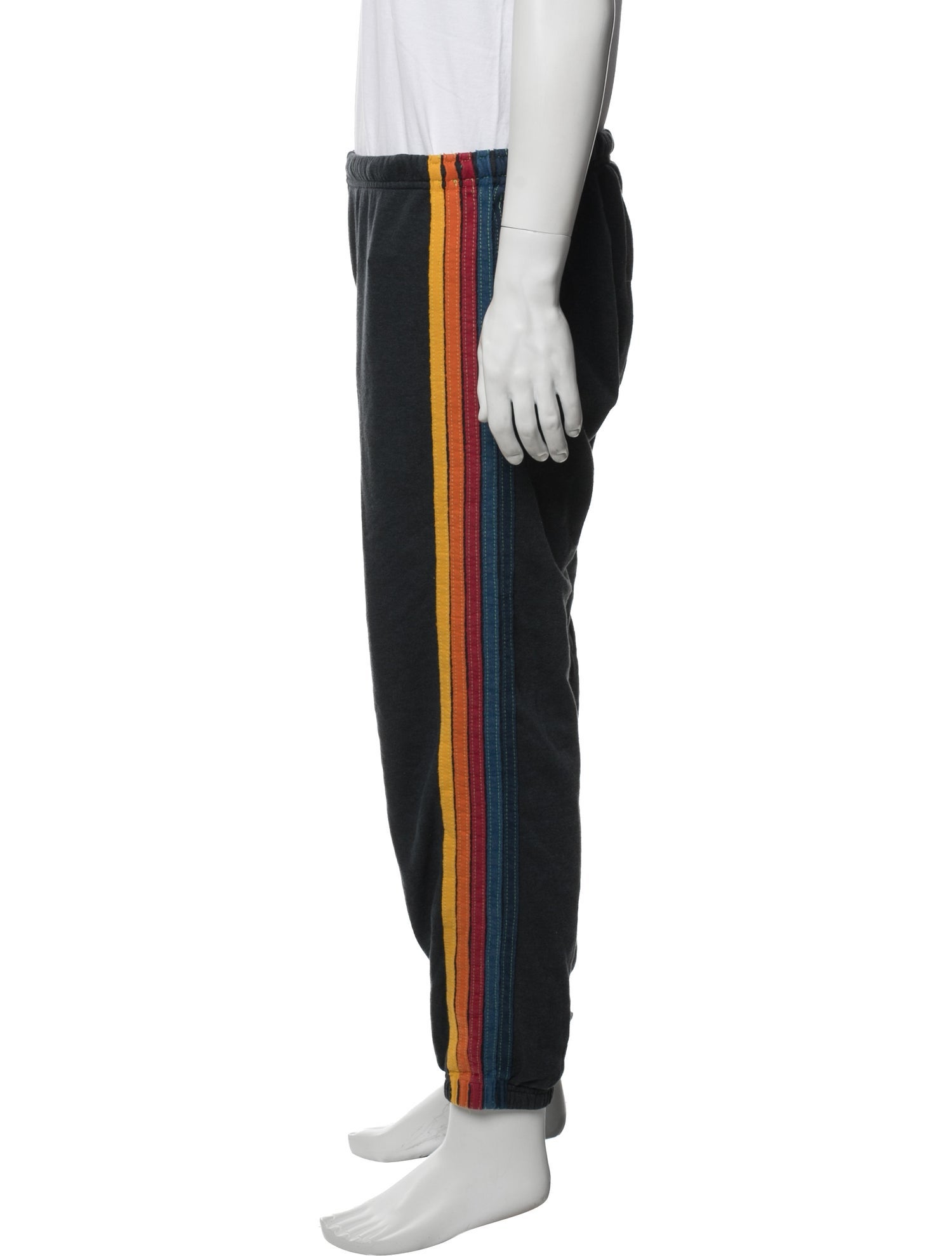 Aviator Nation Striped Grosgrain Trim Lounge Bottoms