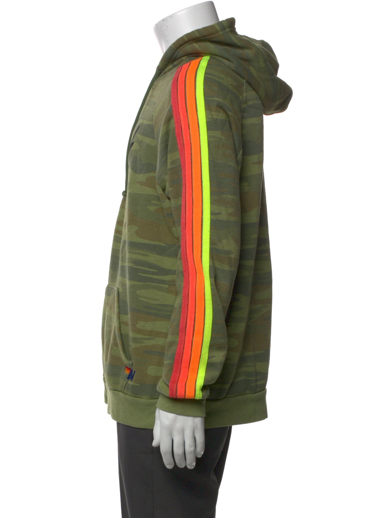 Aviator Nation Printed V-Neck Hoodie