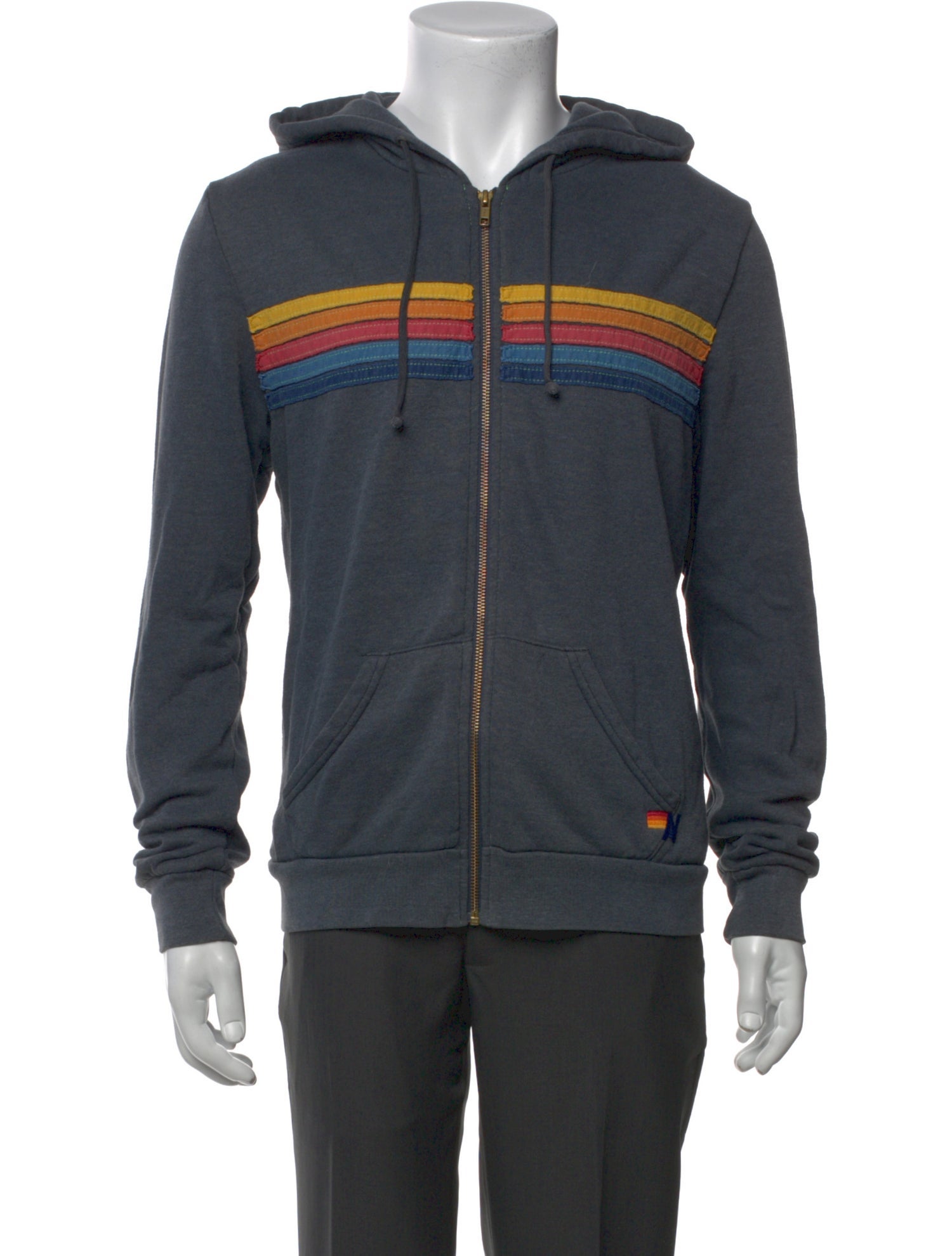 Aviator Nation Graphic Print Crew Neck Hoodie