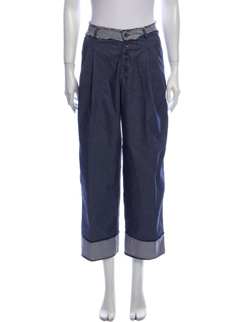 Aviu High-Rise Wide Leg Jeans Blue
