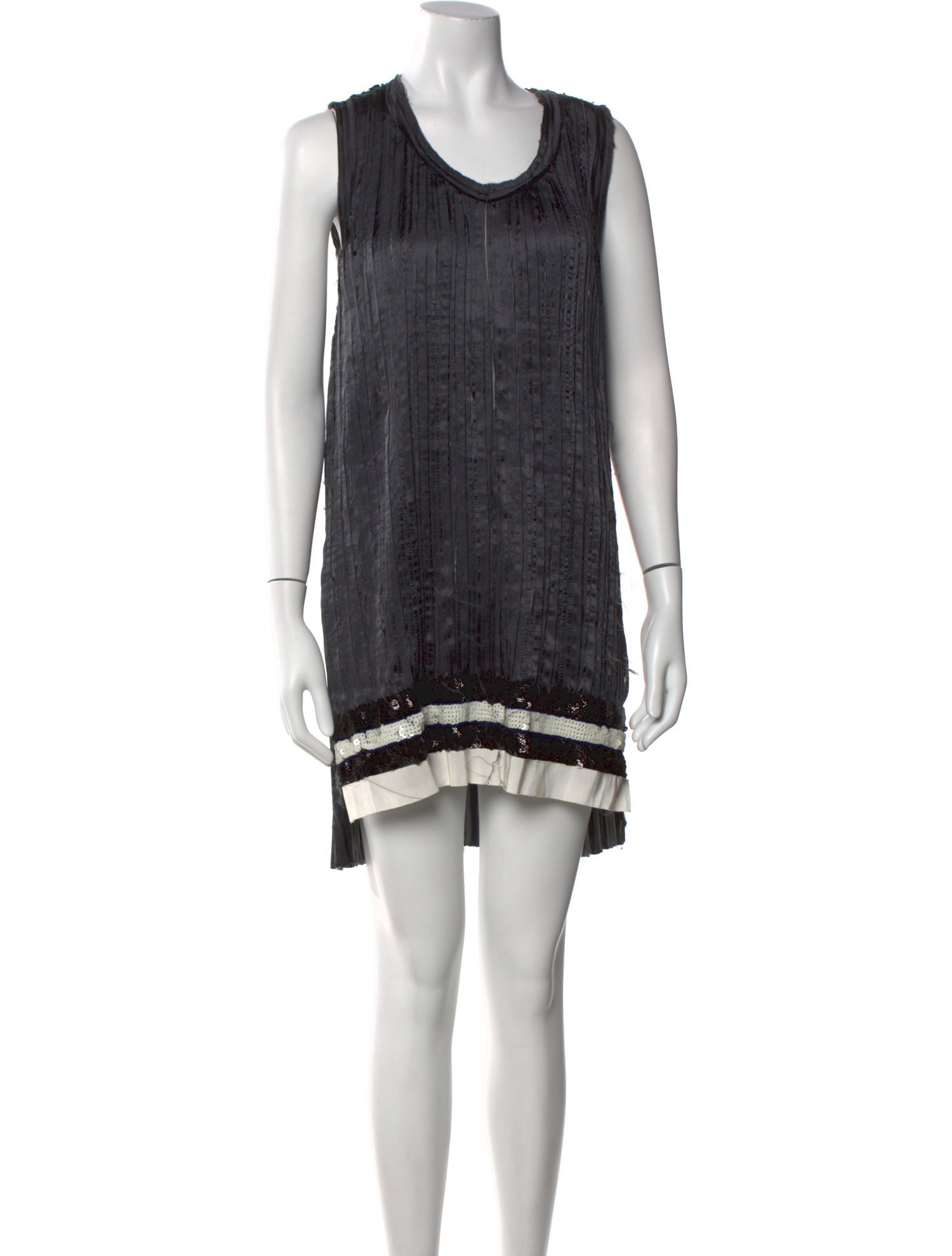 Aviu Scoop Neck Mini Dress