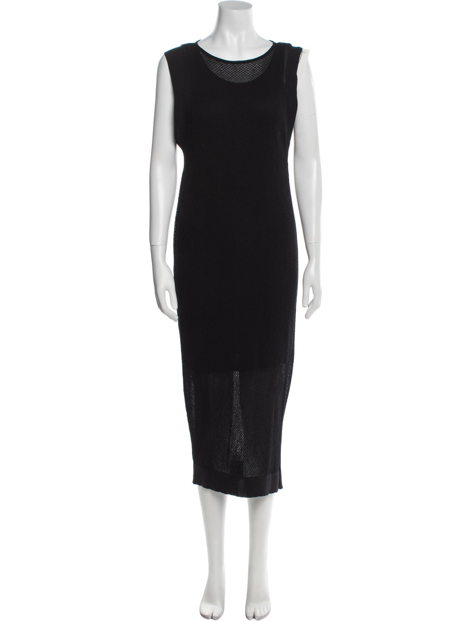 Aviu Scoop Neck Midi Length Dress