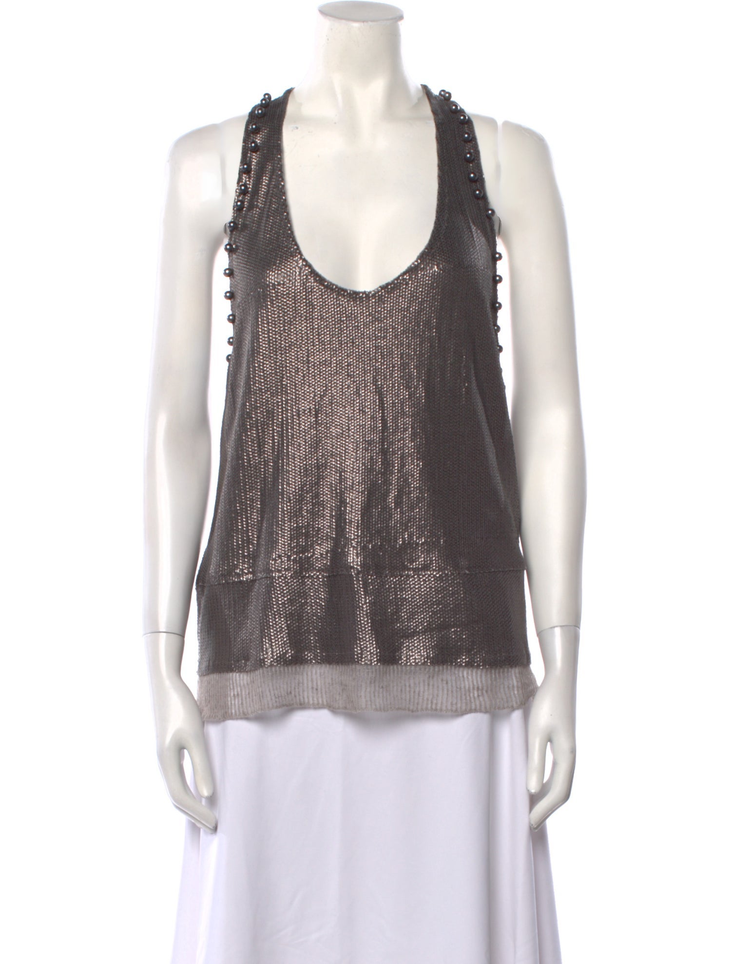 Aviu Scoop Neck Sleeveless Top