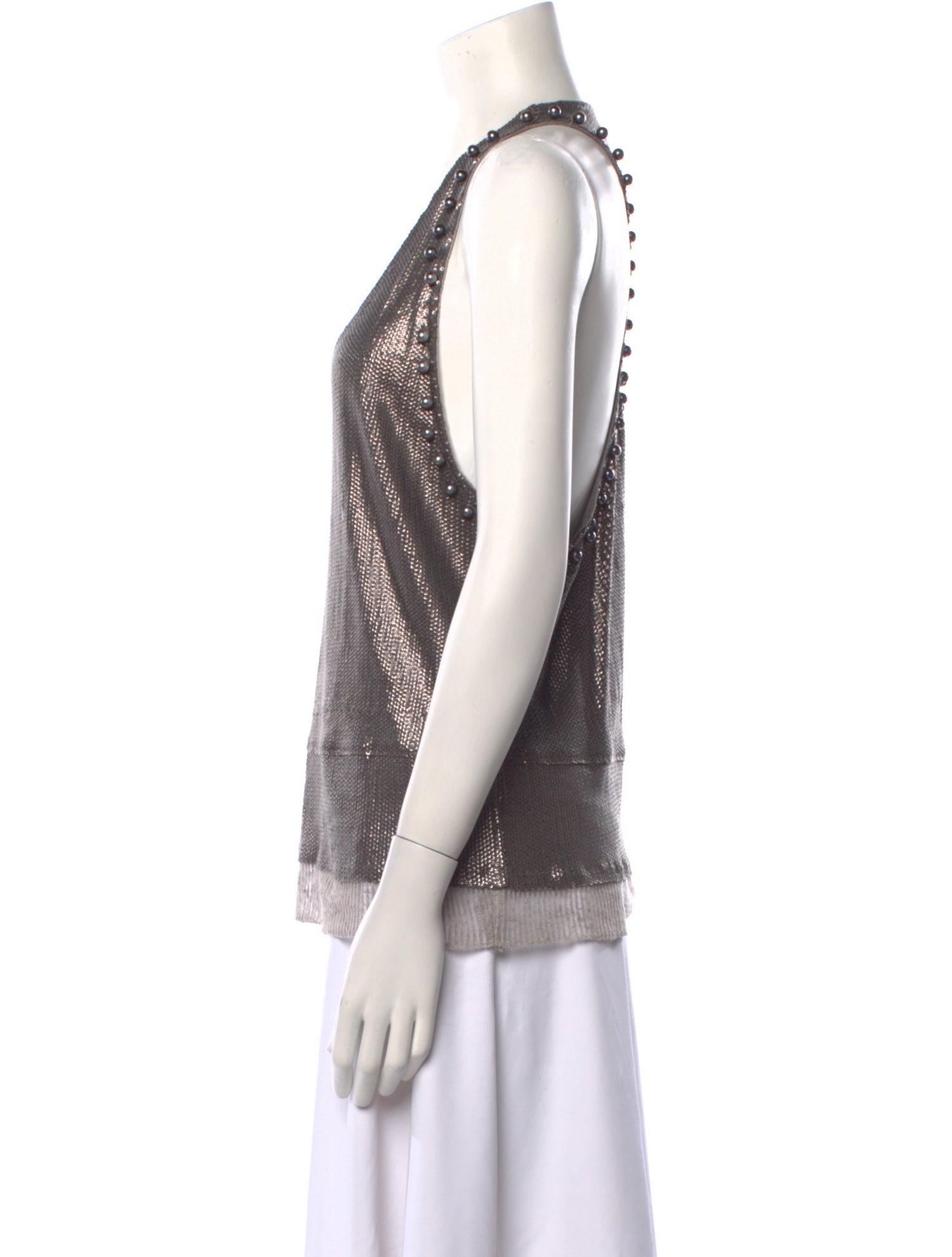 Aviu Scoop Neck Sleeveless Top