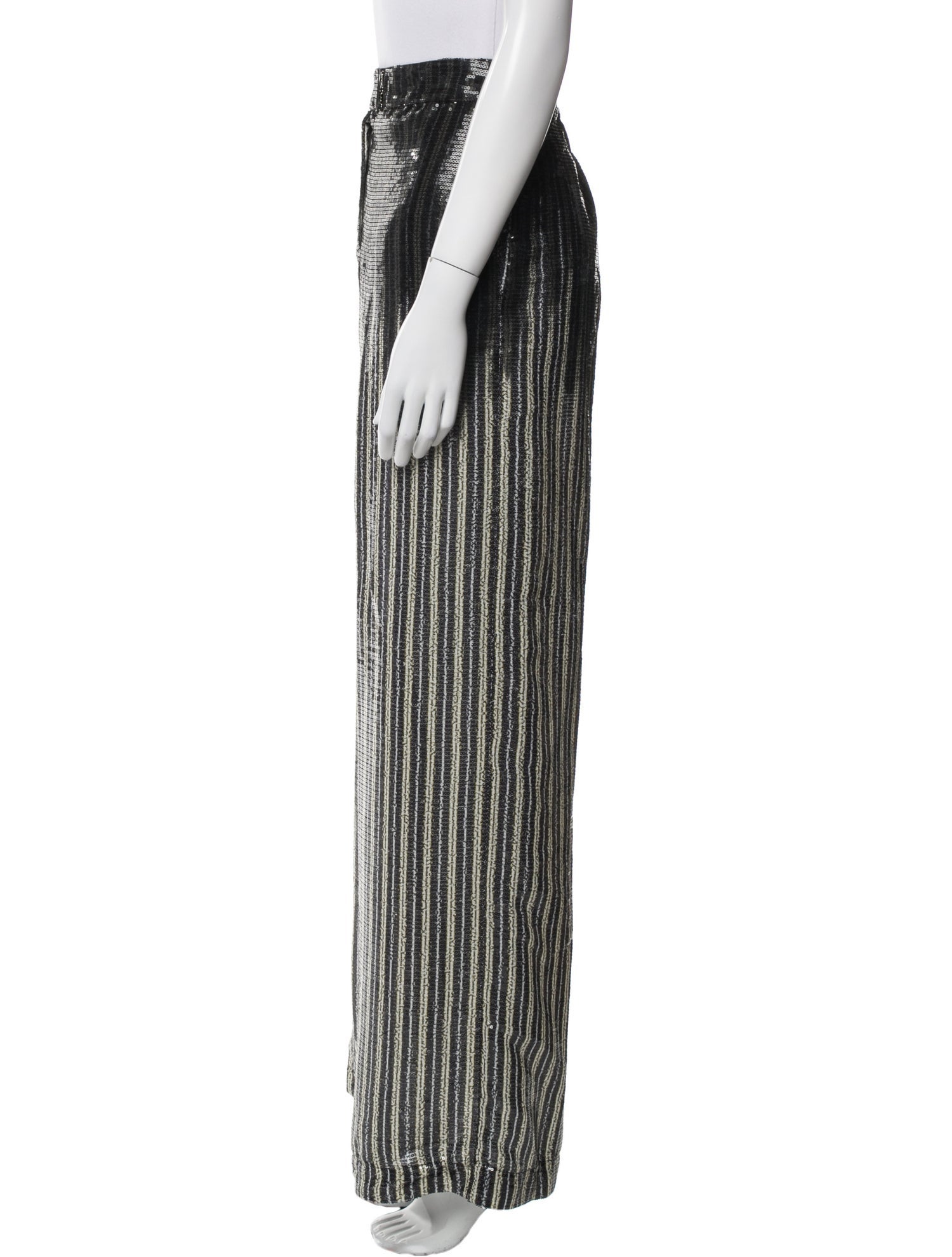 Aviu Colorblock Pattern Wide Leg Pants w/ Tags