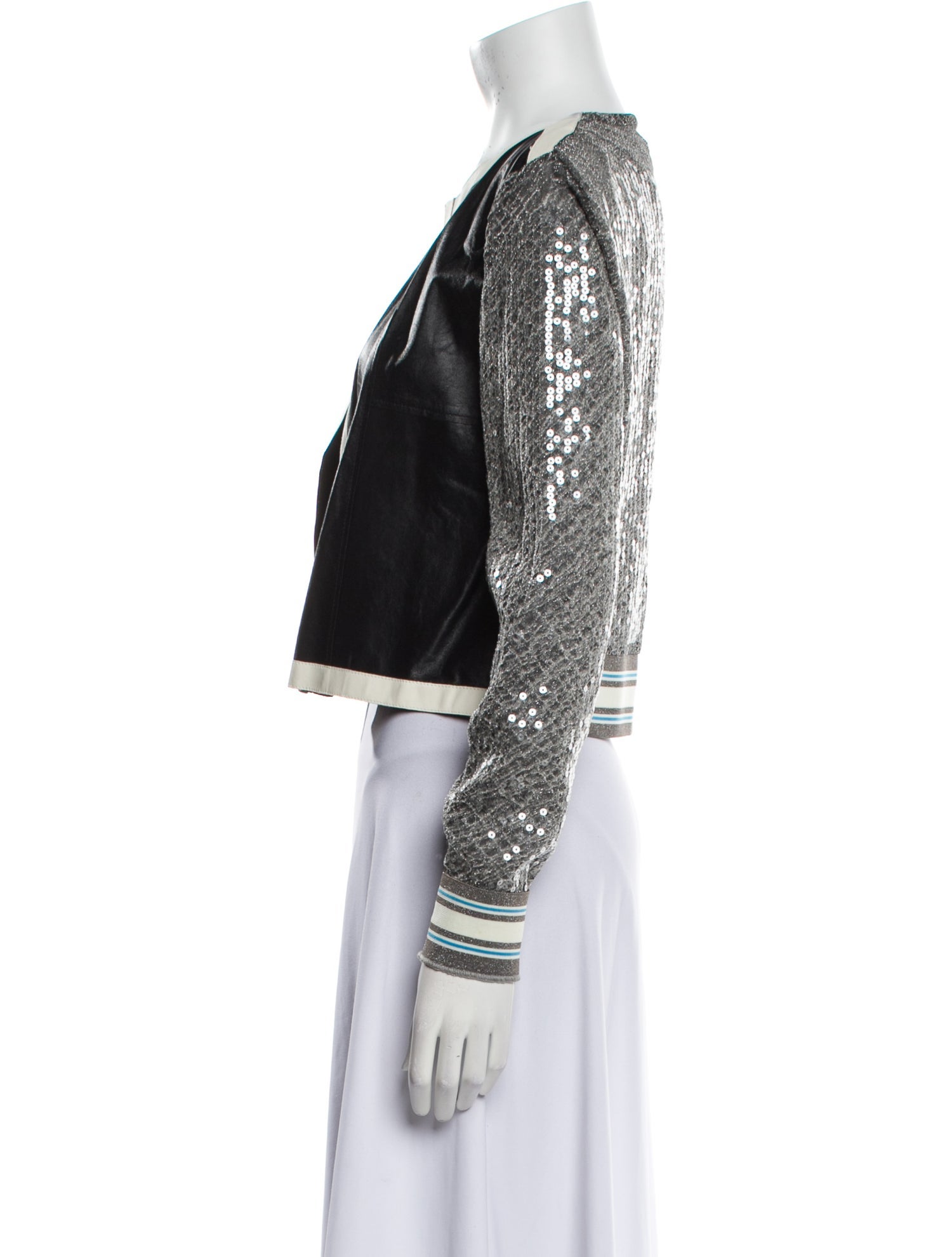 Aviu Colorblock Pattern Jacket