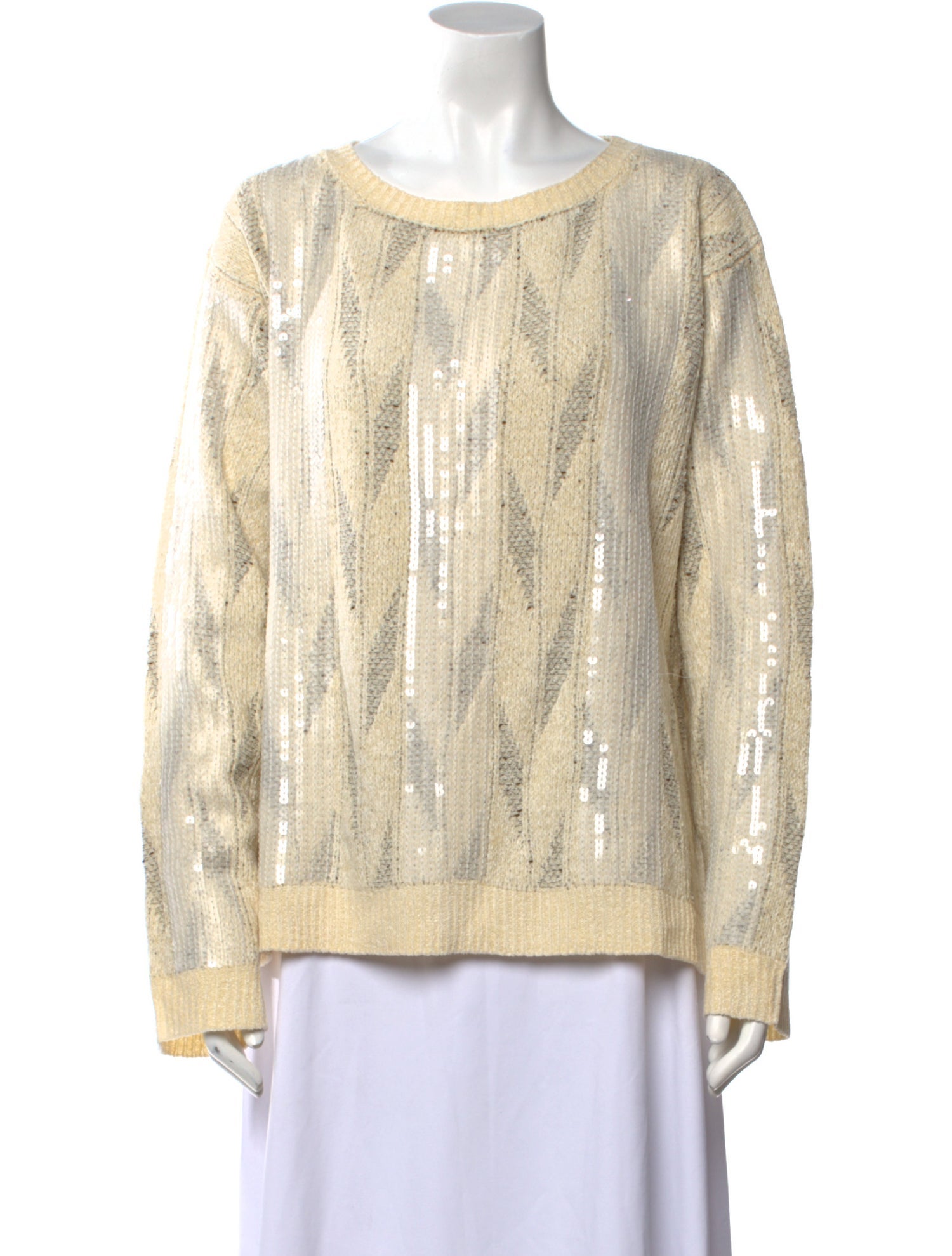 Aviu Striped Scoop Neck Sweater