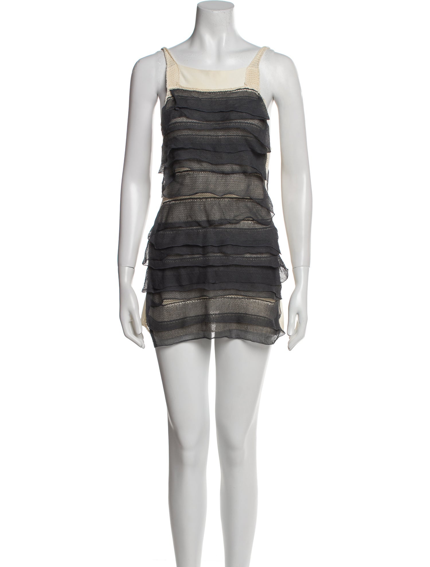 Aviu Square Neckline Mini Dress