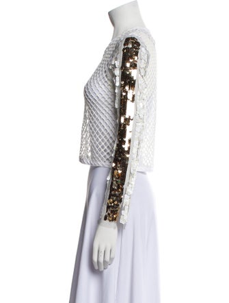 Aviu Scoop Neck Long Sleeve Crop Top