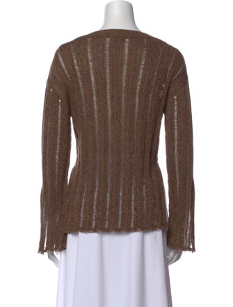 Aviu Printed Scoop Neck Sweater