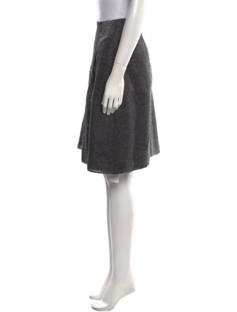 Aviu Merino Wool Knee-Length Skirt